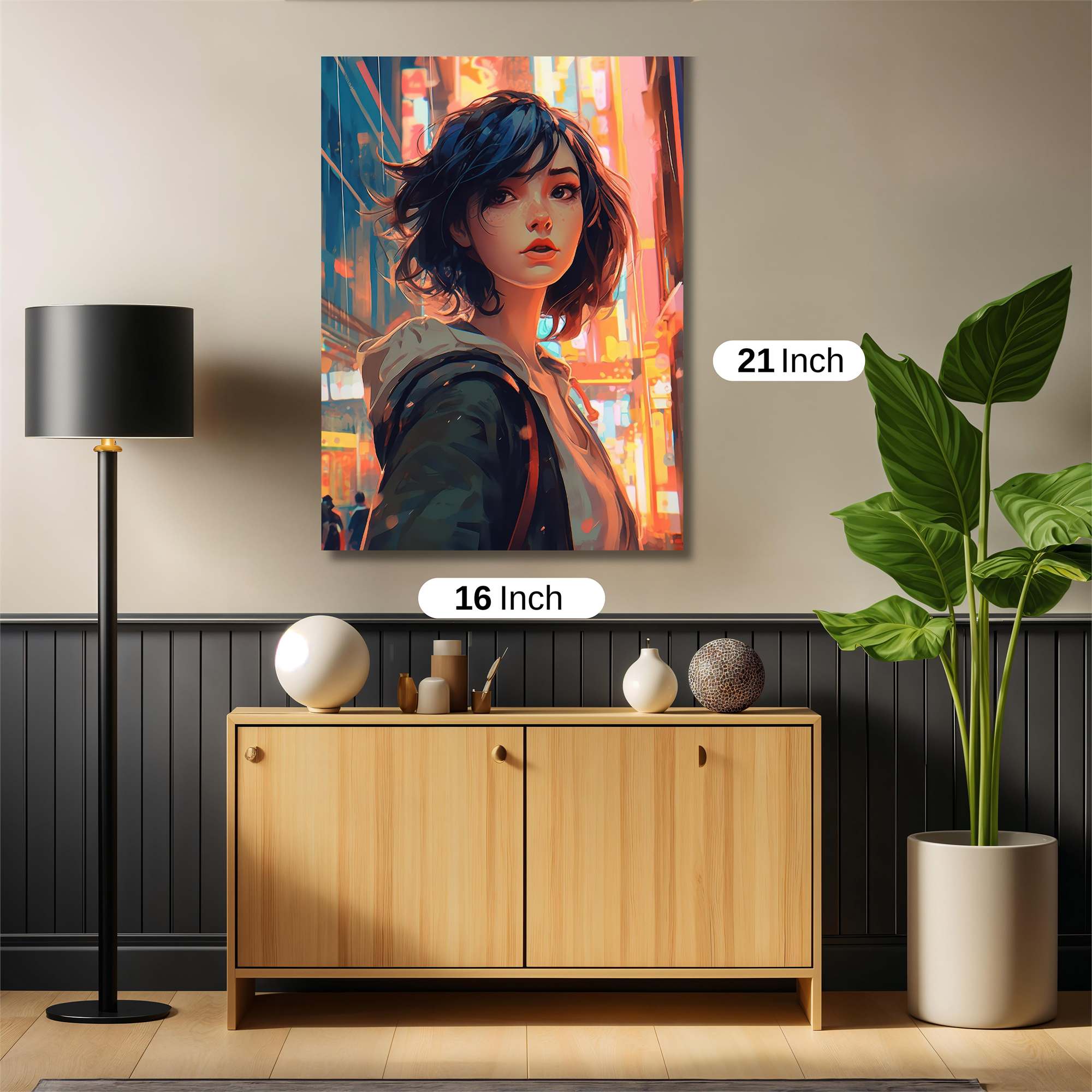 Neon Serenity Safe Wall Magnetic / M