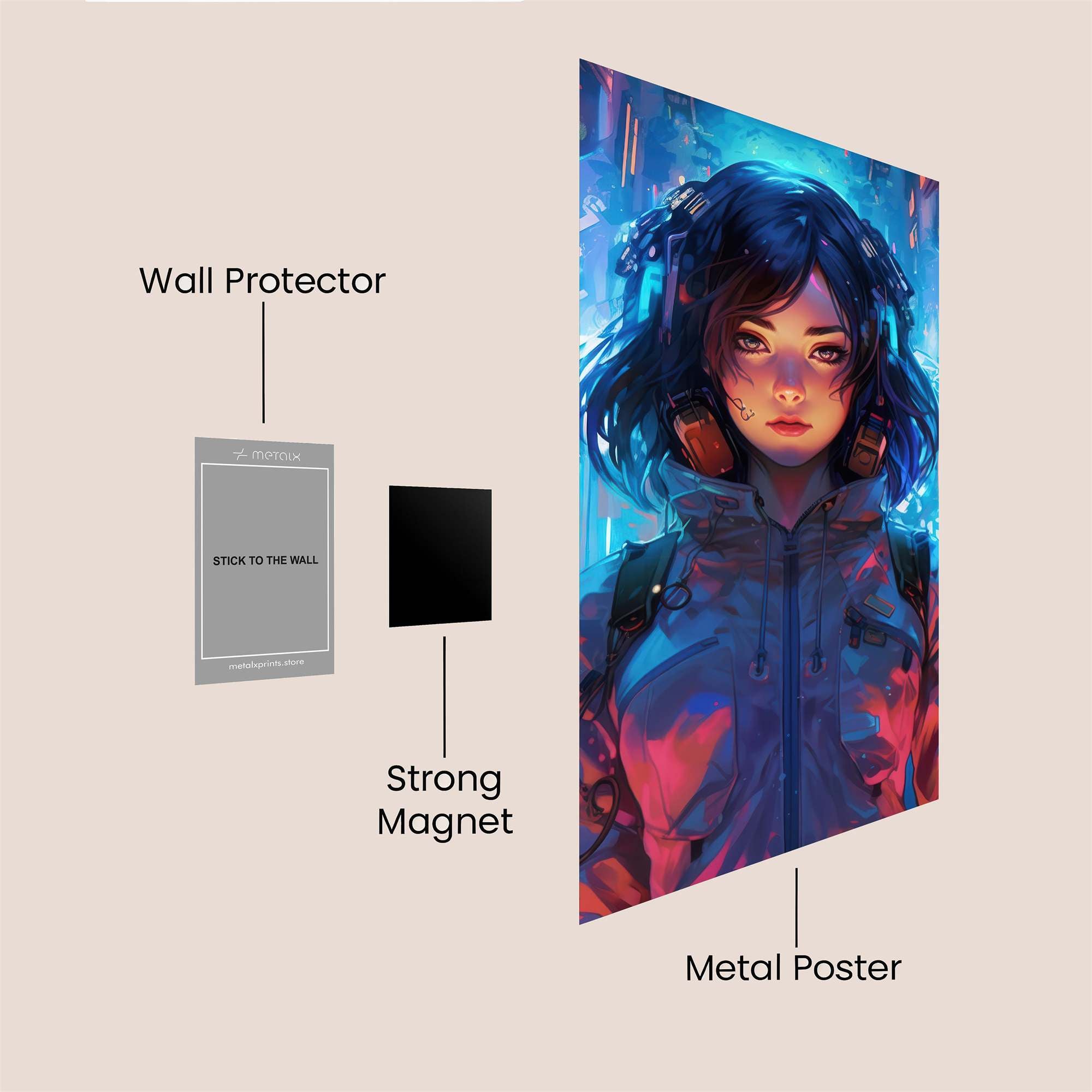 Cyberpunk Serenity Safe Wall Magnetic / M