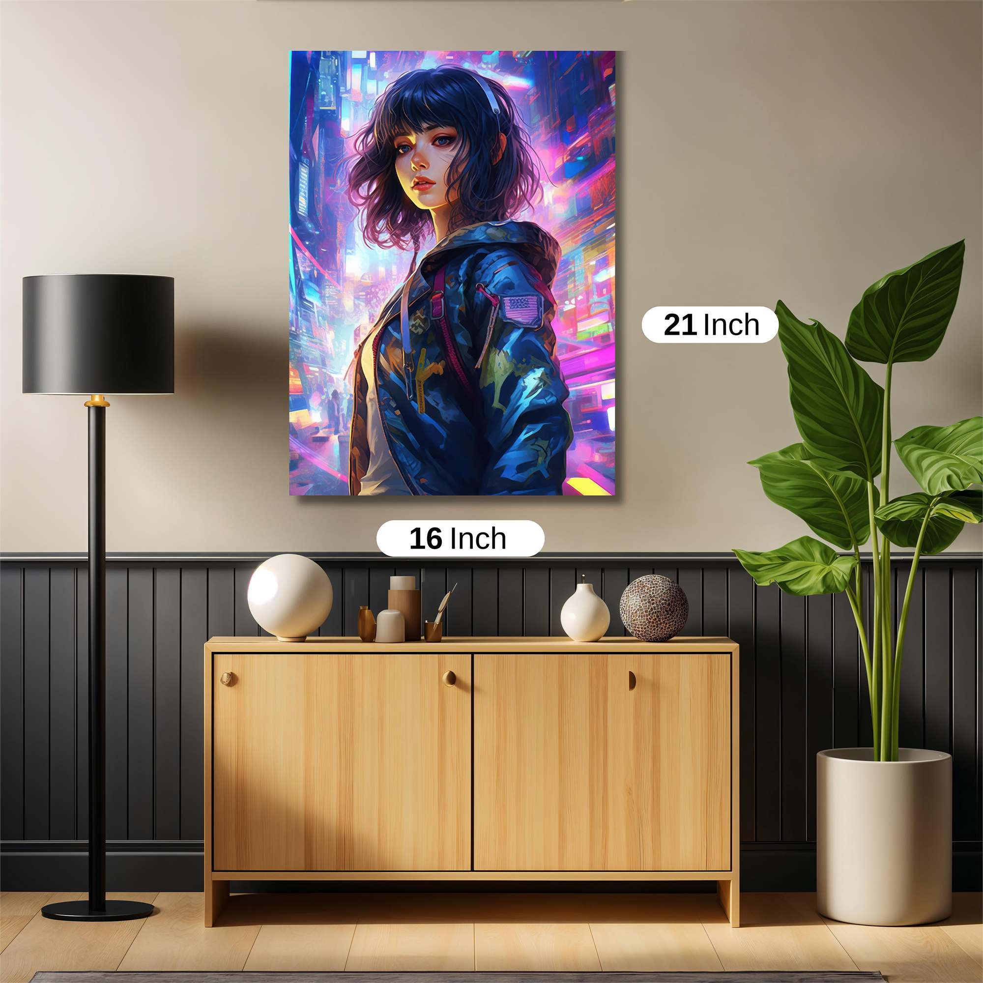 Cyberpunk Dreamer Safe Wall Magnetic / M