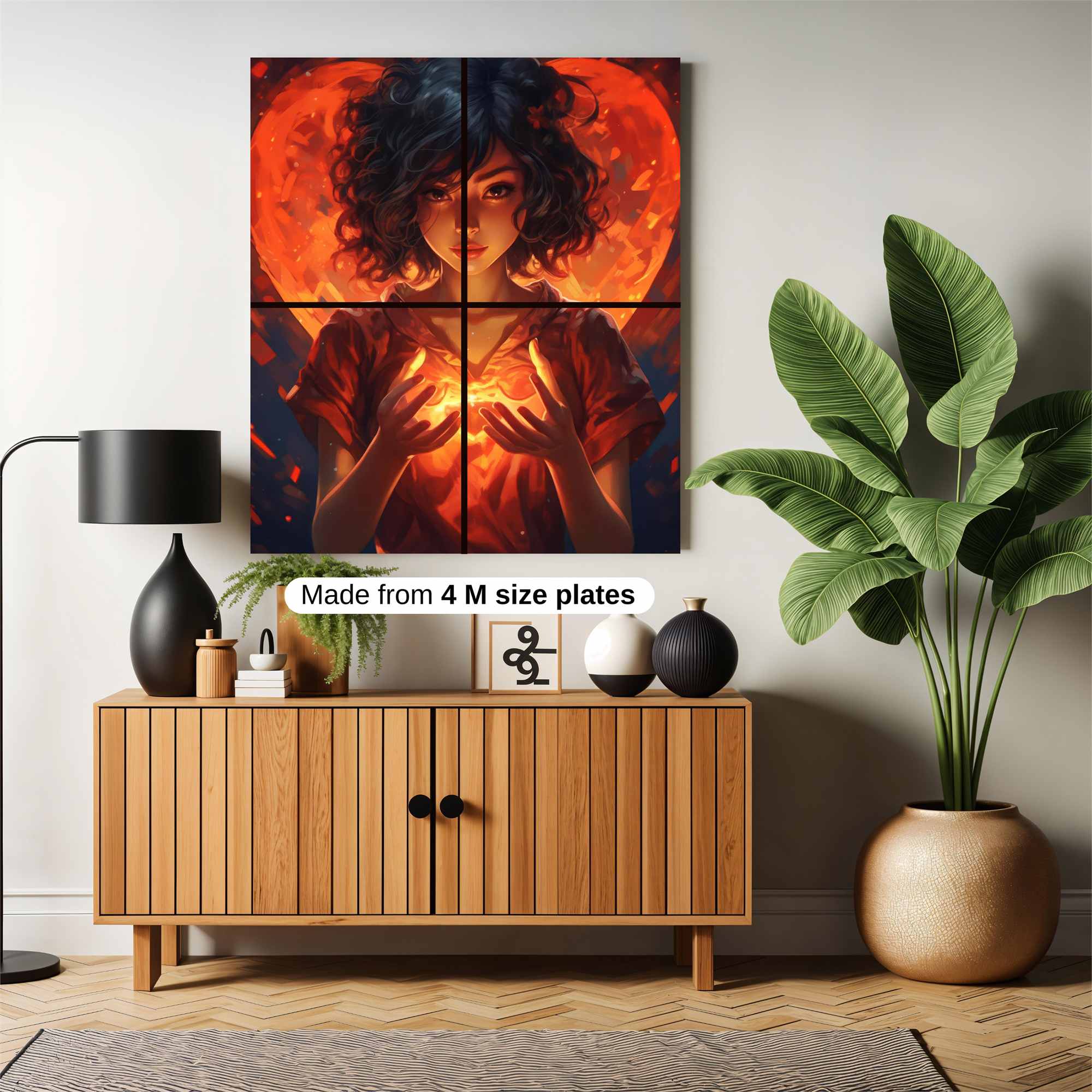 Heart Ignite Safe Wall Magnetic / M