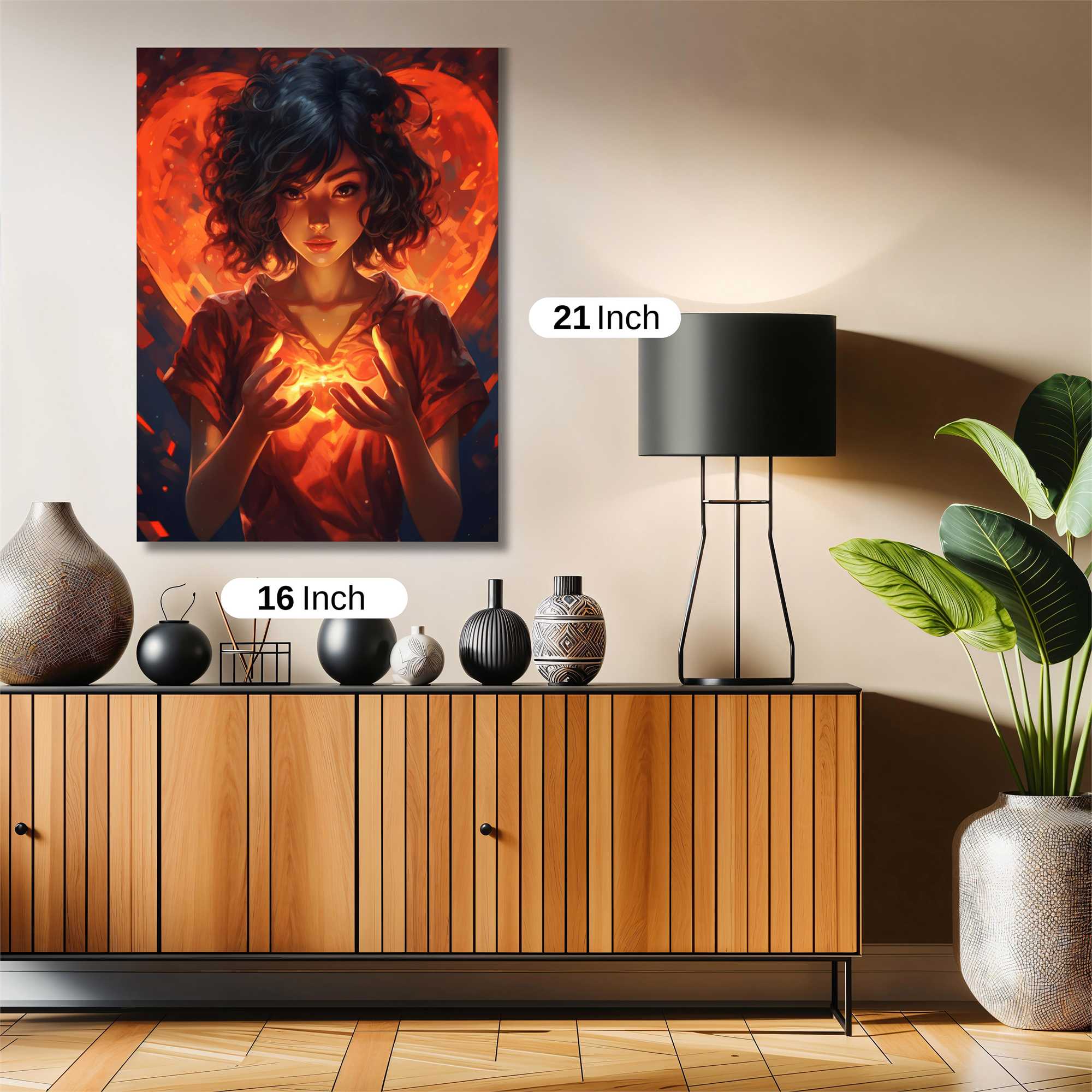 Heart Ignite Safe Wall Magnetic / M