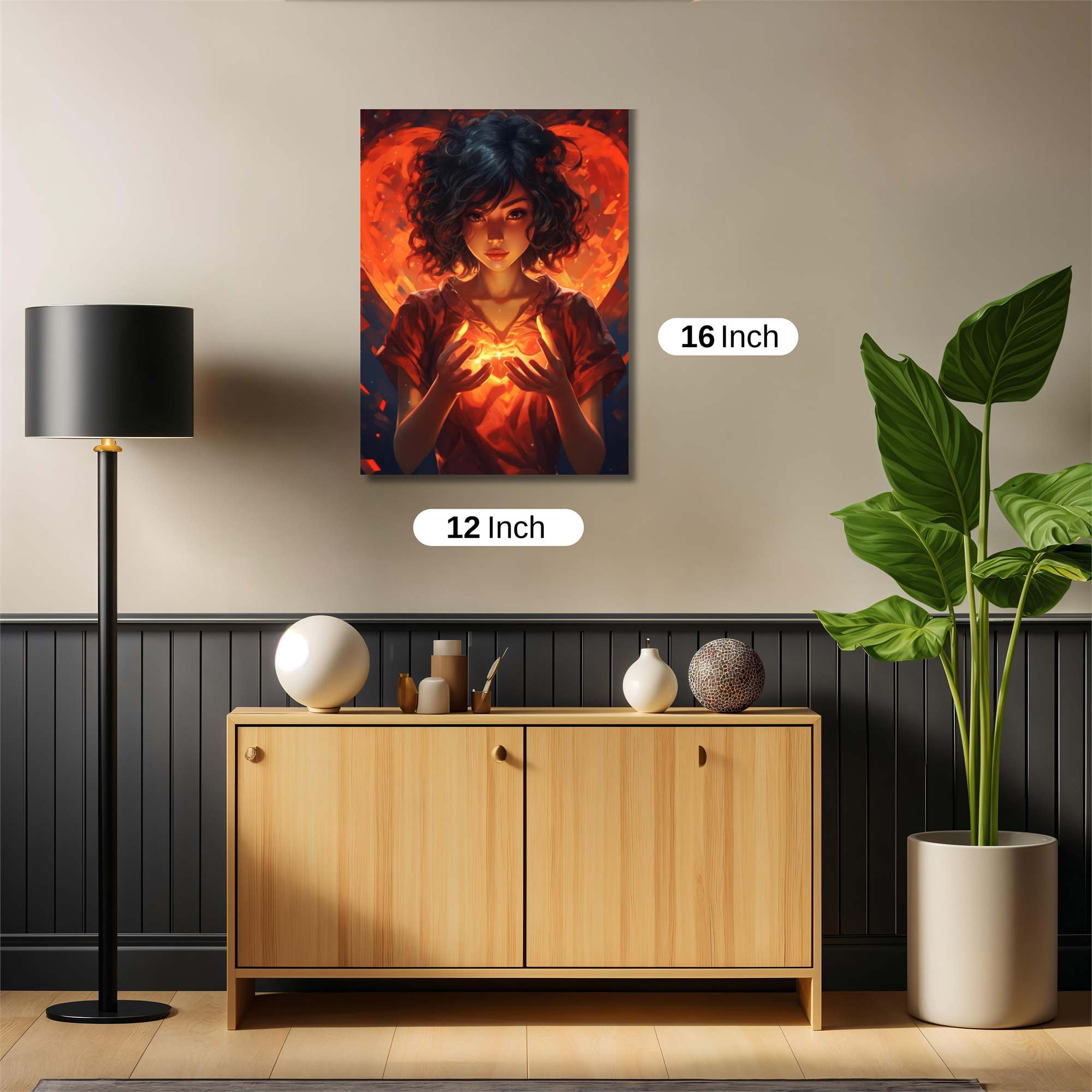 Heart Ignite Safe Wall Magnetic / M