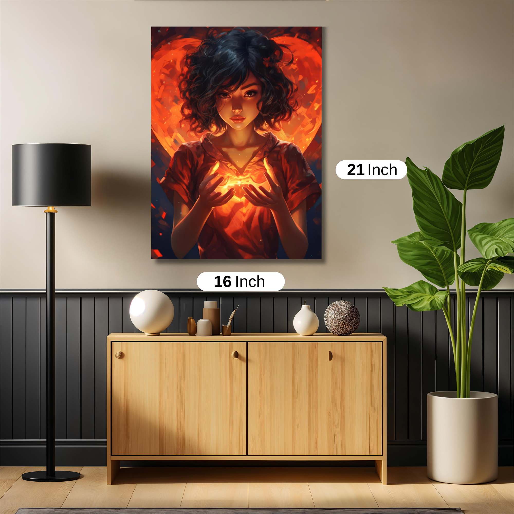 Heart Ignite Safe Wall Magnetic / M