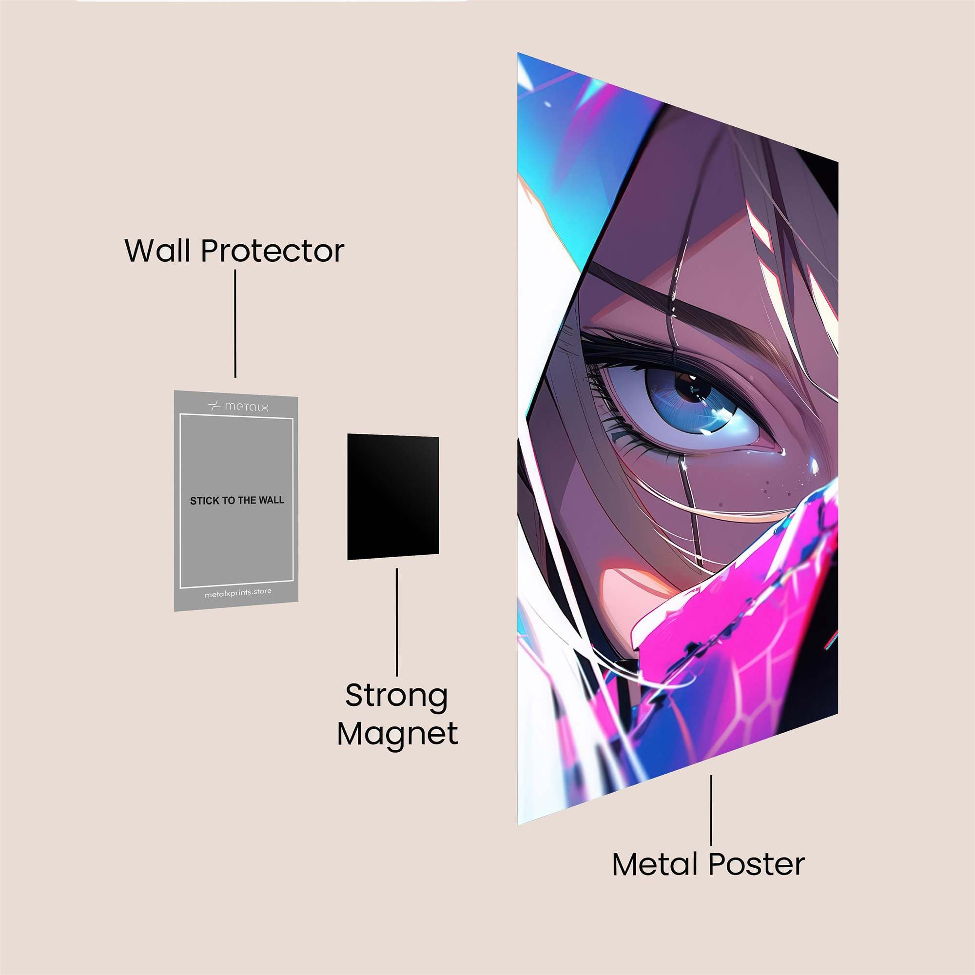 Spider Intensity Safe Wall Magnetic / M