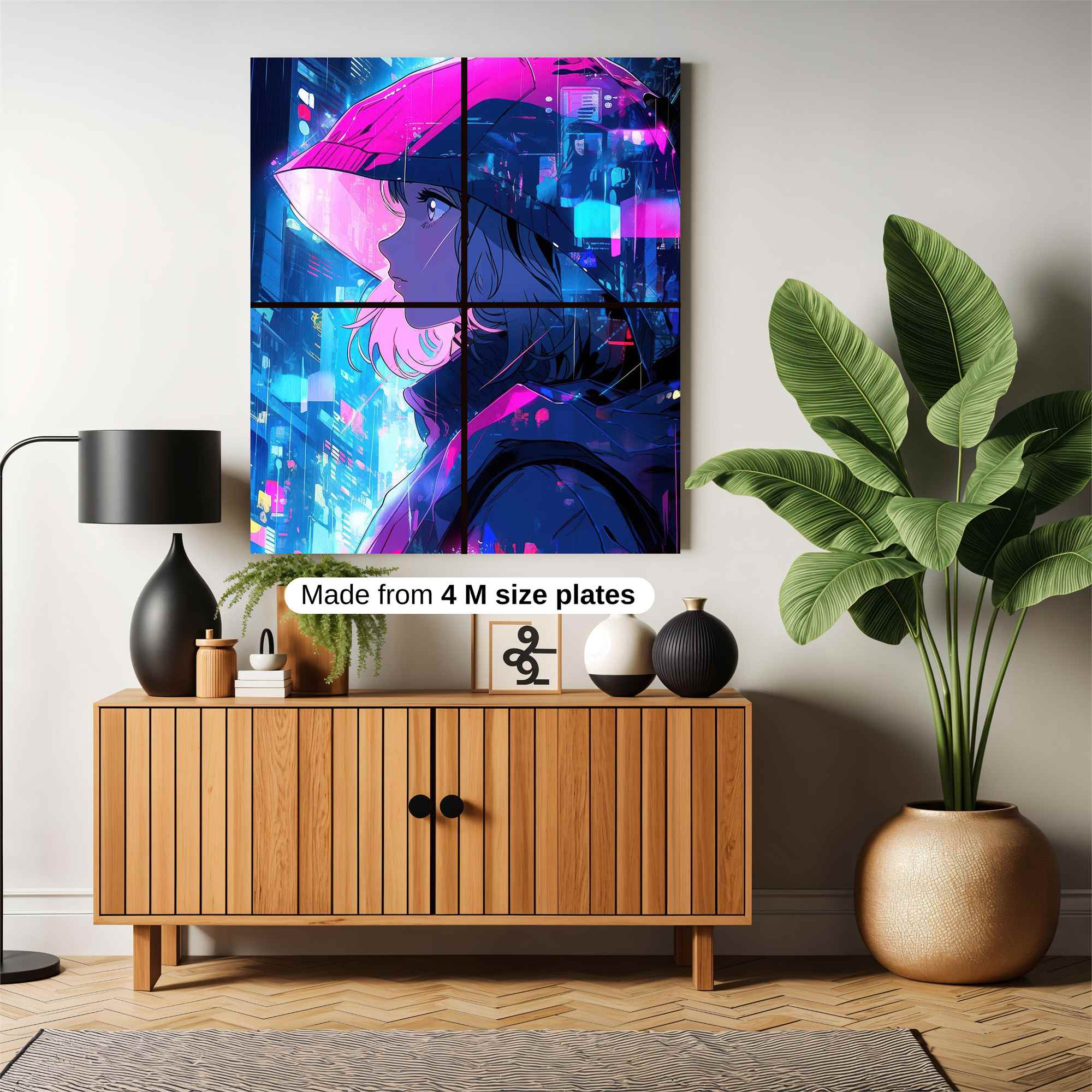 Neon Solitude Safe Wall Magnetic / M