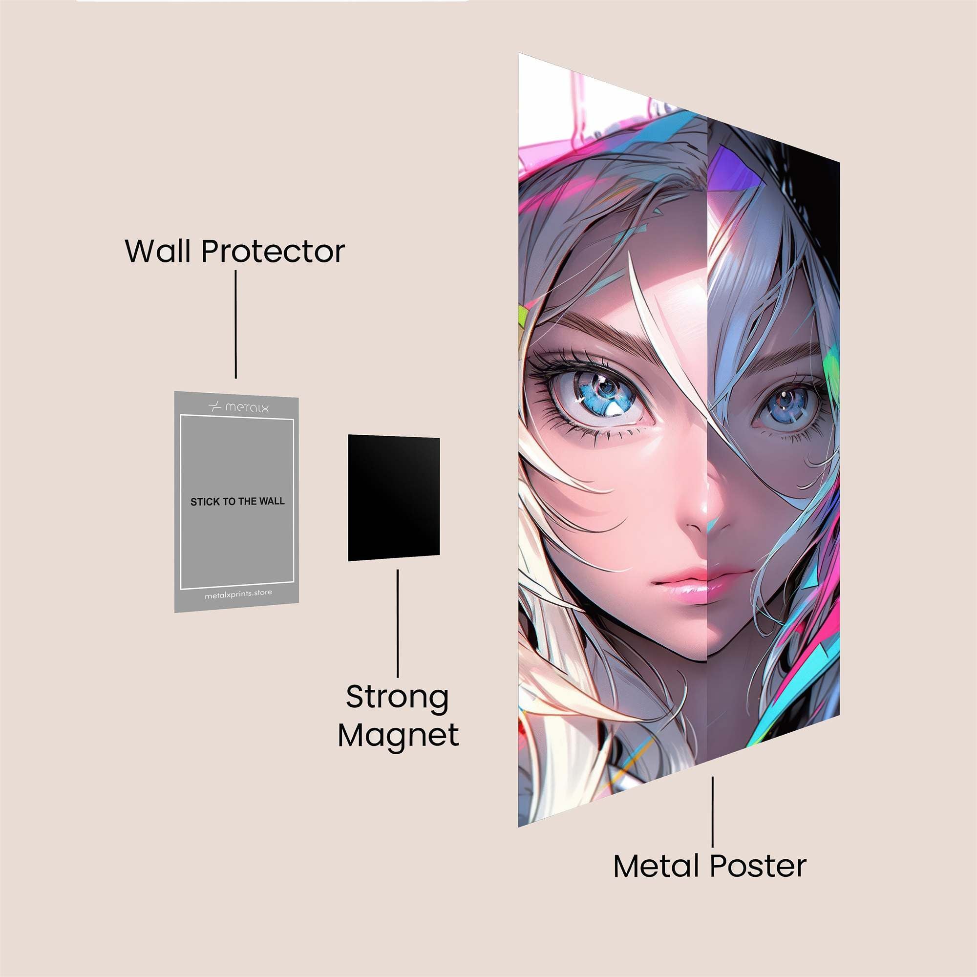 Neon Enigma Safe Wall Magnetic / M