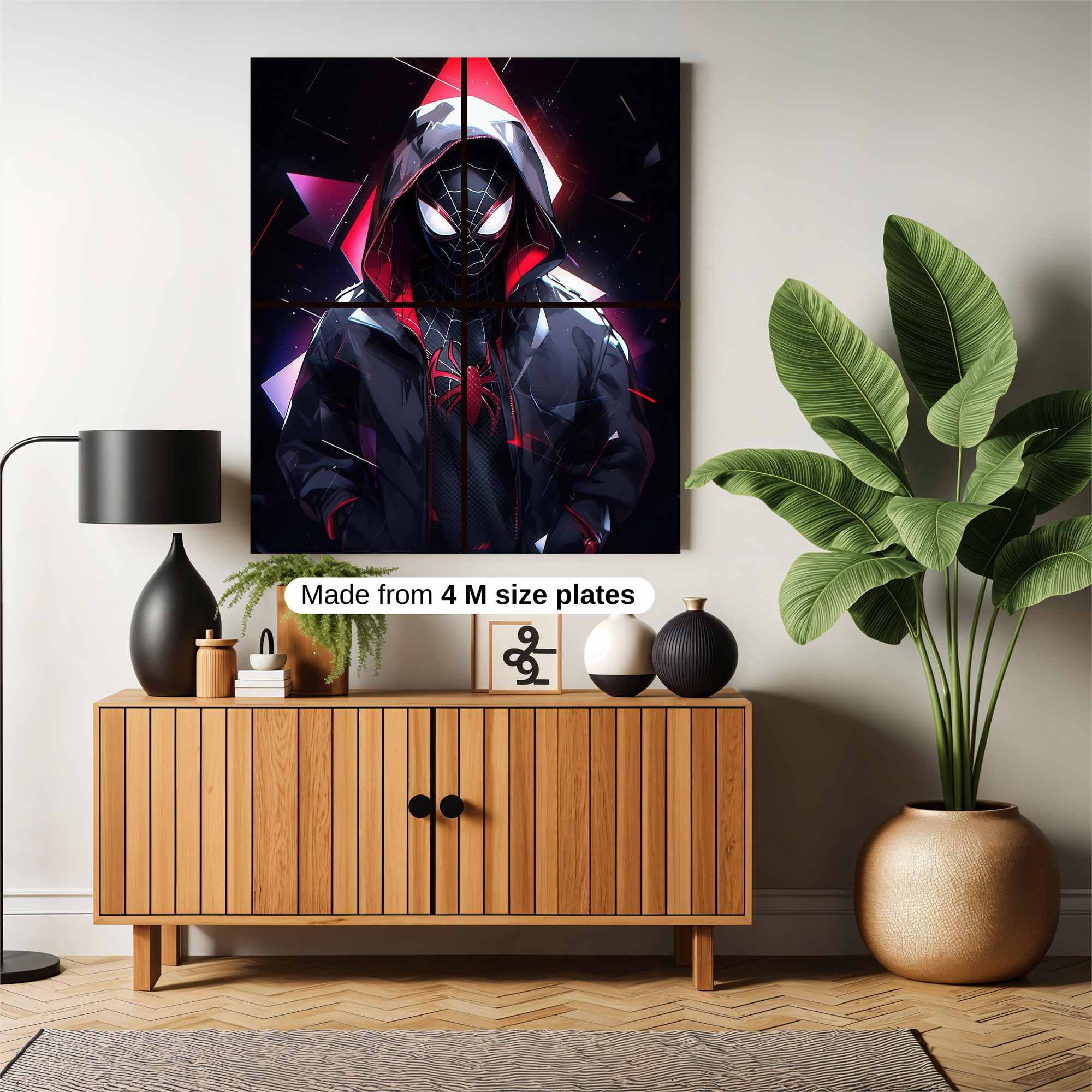 Spider-Menacing Safe Wall Magnetic / M