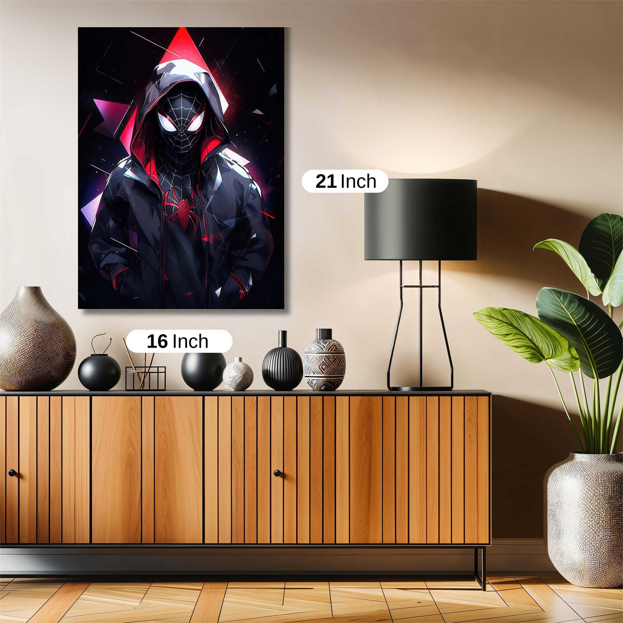 Spider-Menacing Safe Wall Magnetic / M