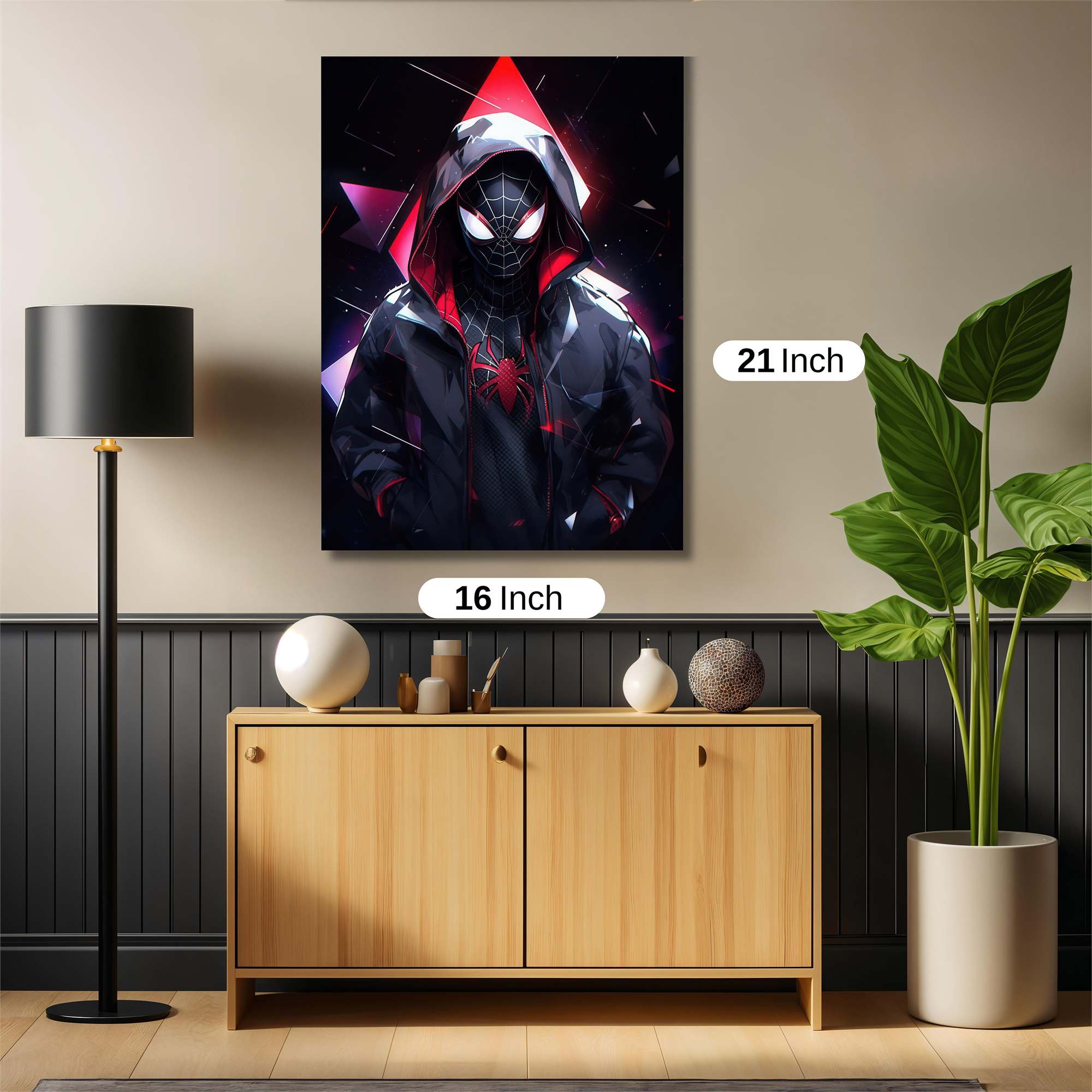 Spider-Menacing Safe Wall Magnetic / M