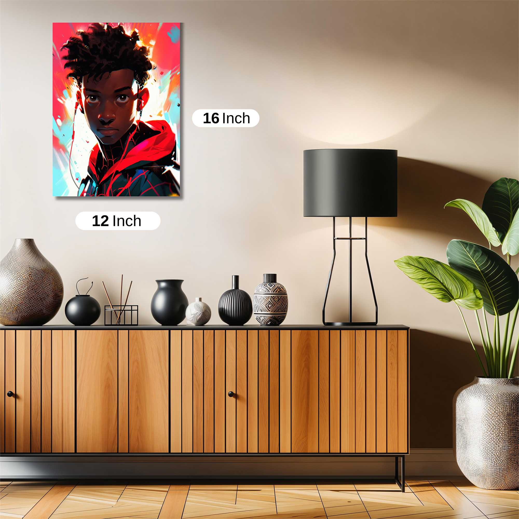 Miles Vibrant Safe Wall Magnetic / M