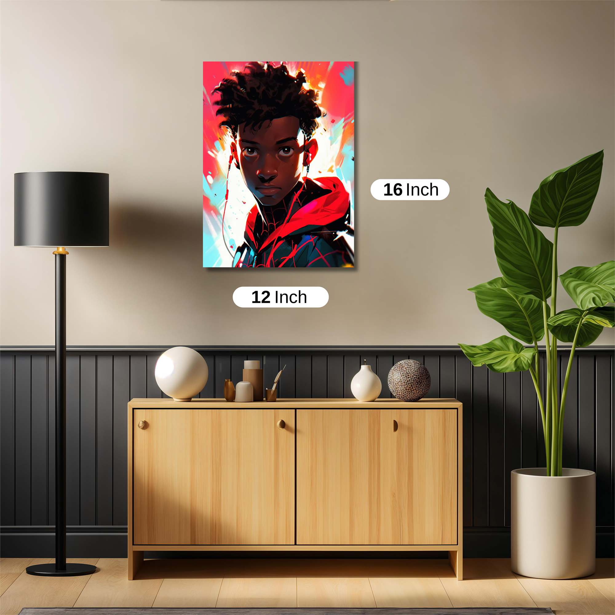 Miles Vibrant Safe Wall Magnetic / M