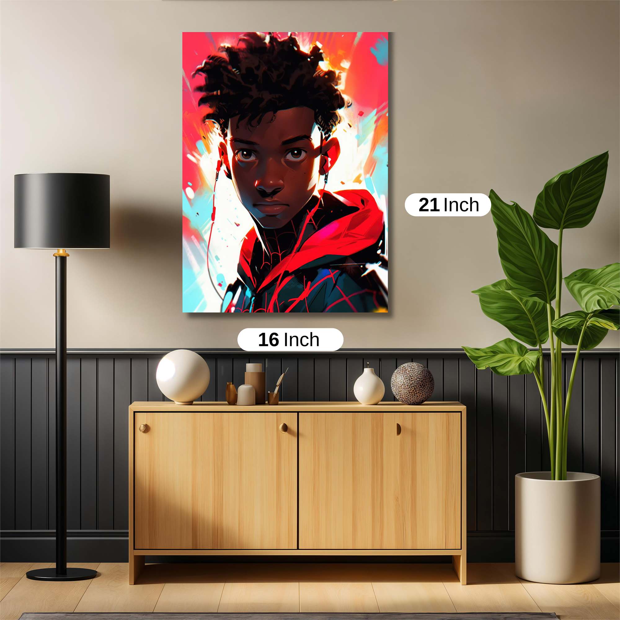 Miles Vibrant Safe Wall Magnetic / M