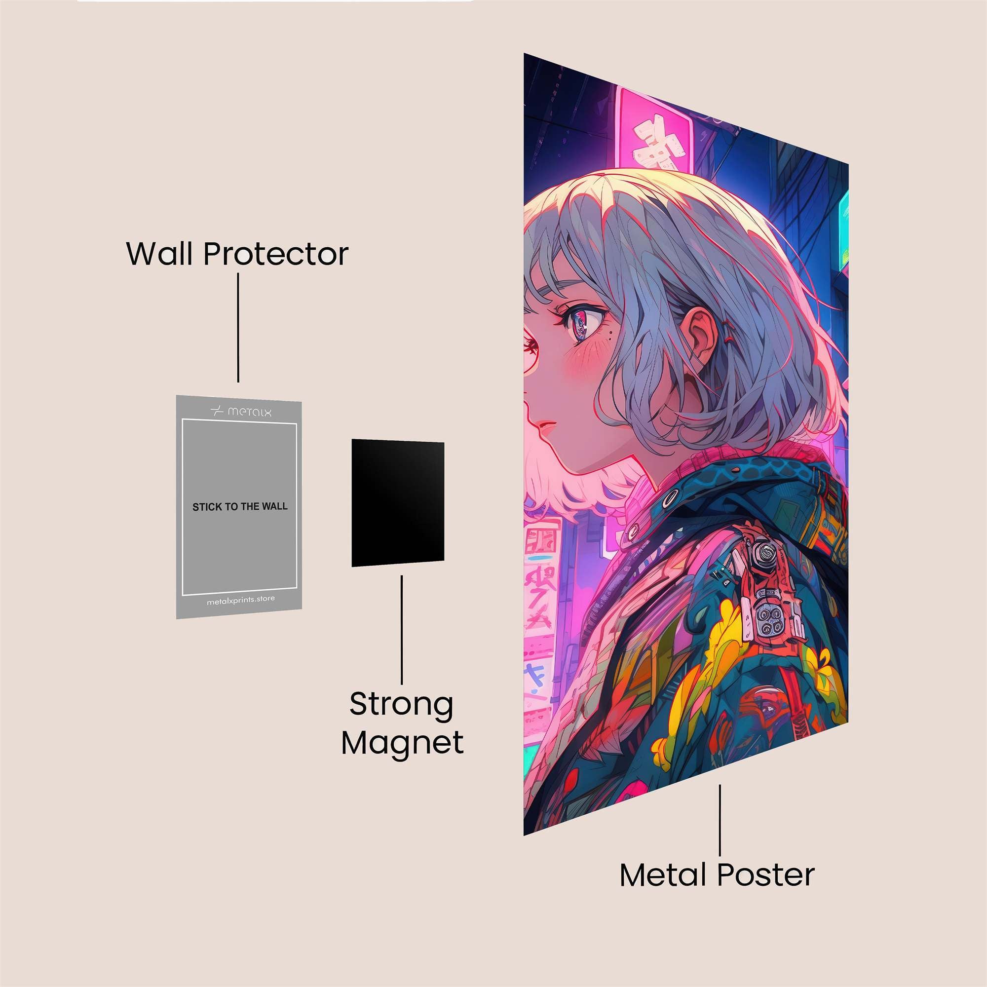 Cyberpunk Serenity Safe Wall Magnetic / M