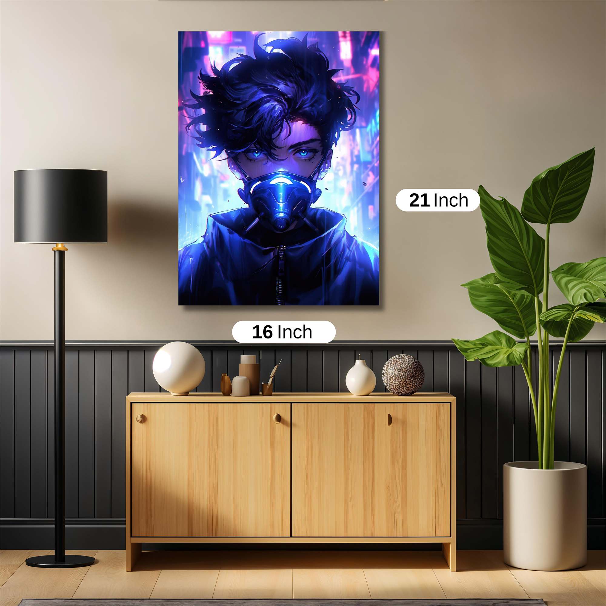 Neon Enigma Safe Wall Magnetic / M