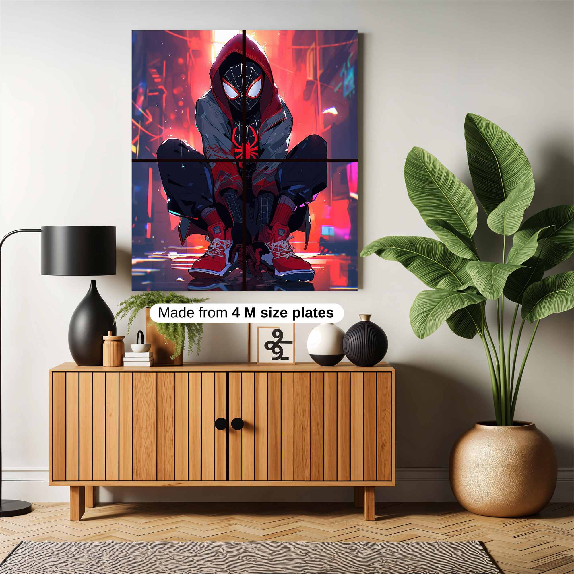 Spider Brooding Safe Wall Magnetic / M