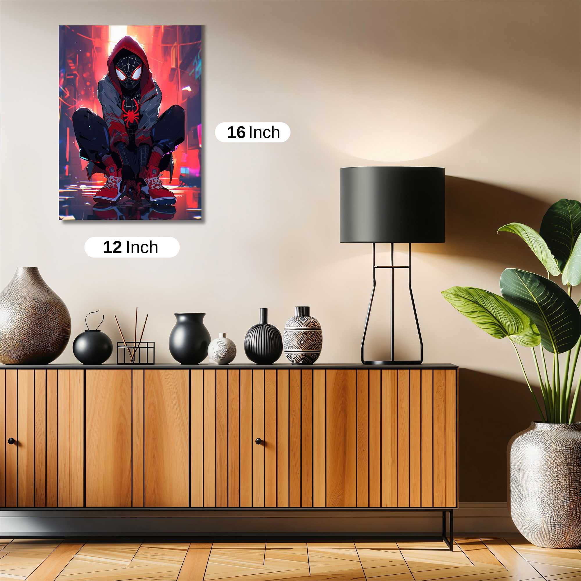 Spider Brooding Safe Wall Magnetic / M