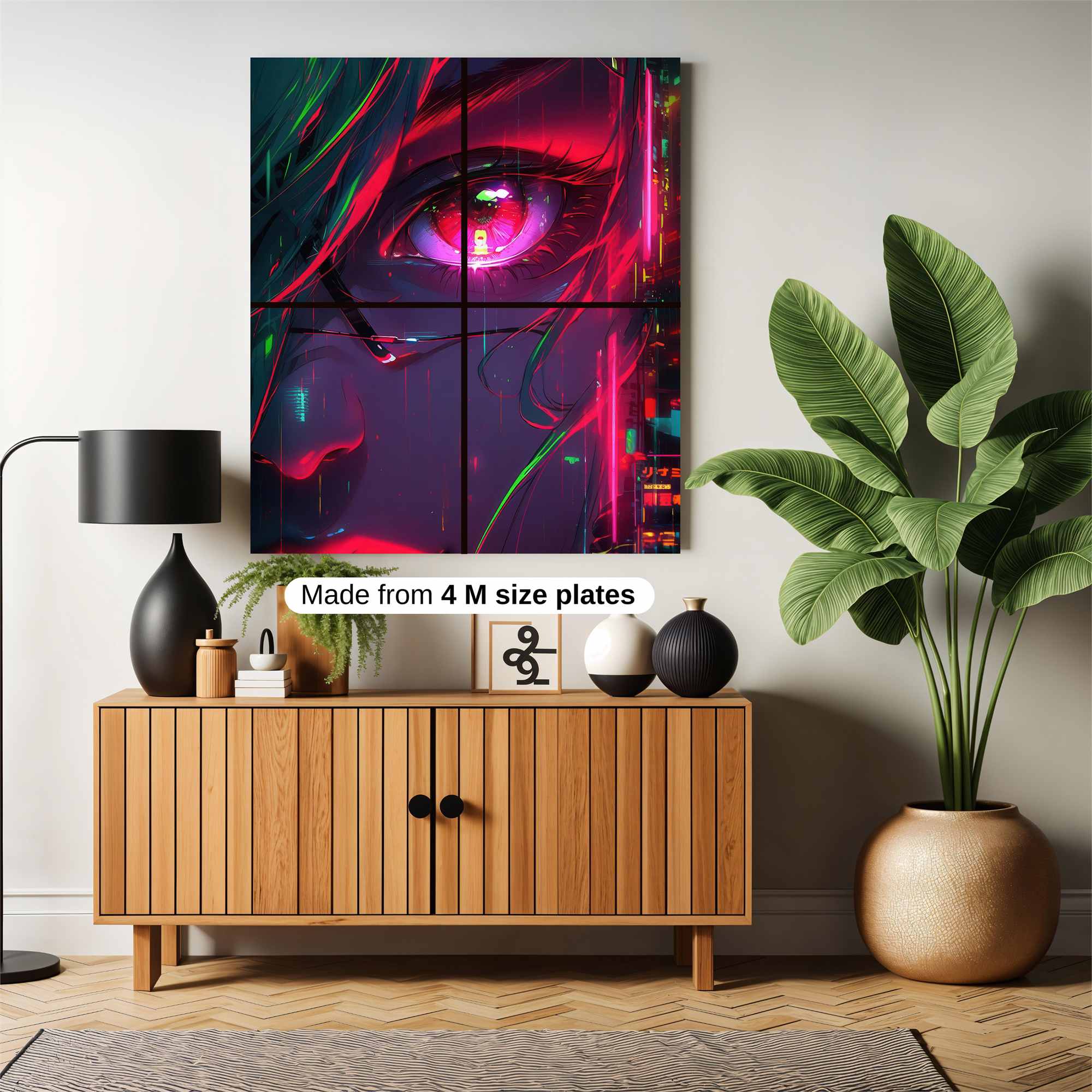 Neon Gaze Safe Wall Magnetic / M