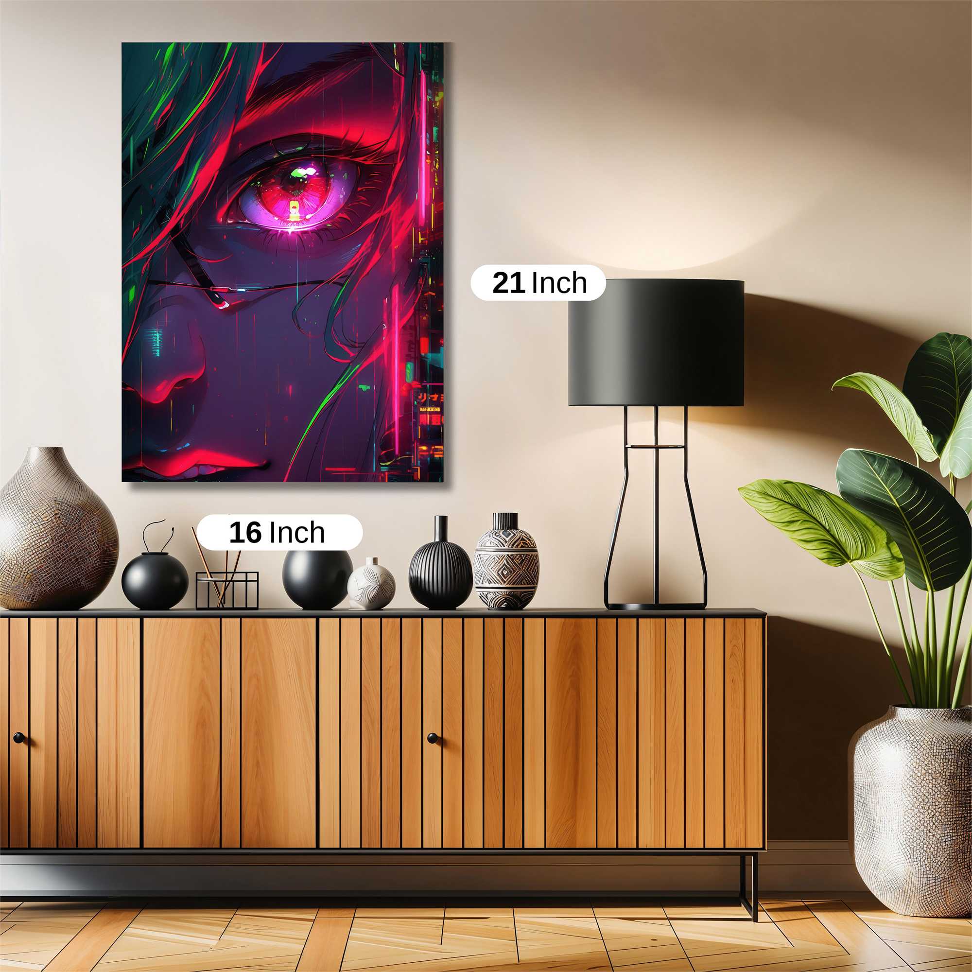 Neon Gaze Safe Wall Magnetic / M
