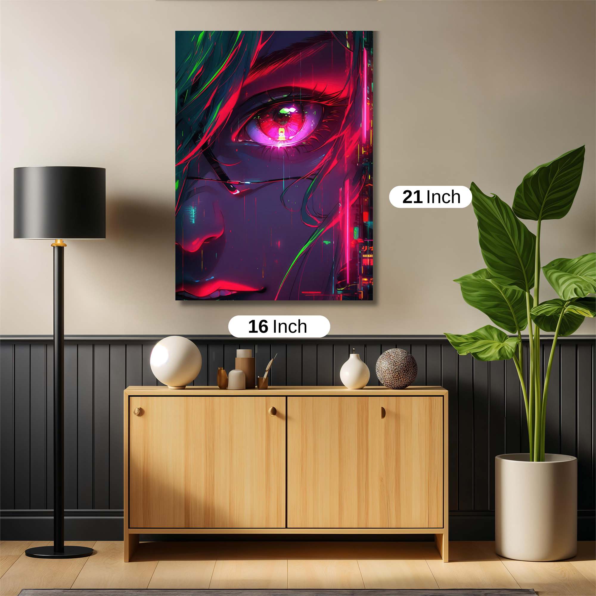 Neon Gaze Safe Wall Magnetic / M