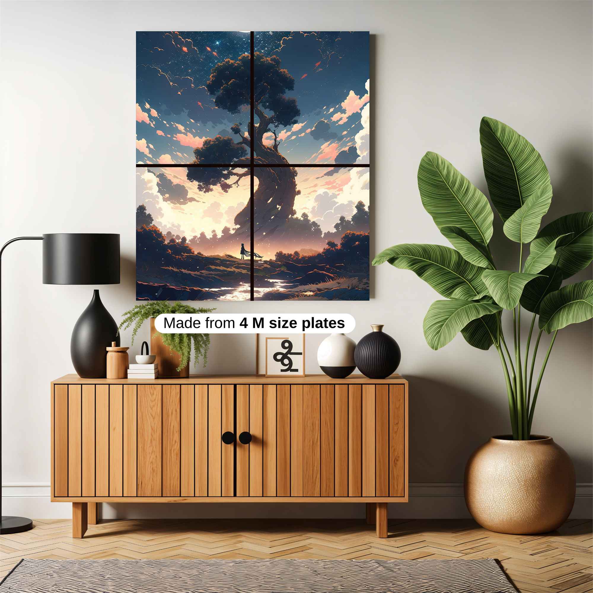 Moonlit Serenity Safe Wall Magnetic / M