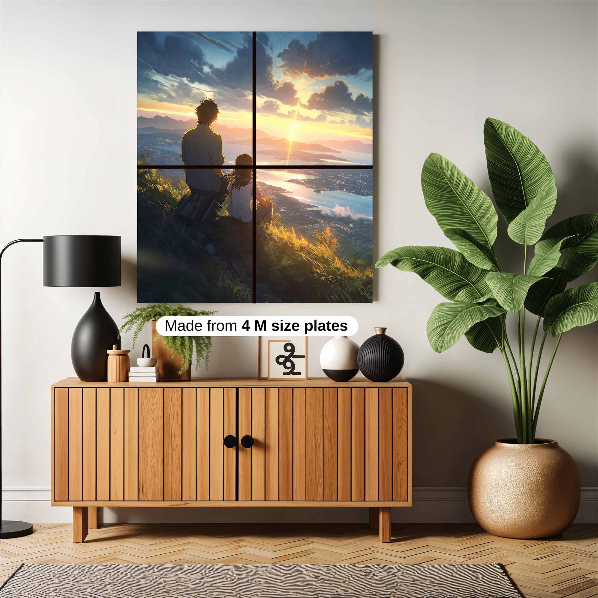 Sunset Serenity Safe Wall Magnetic / M