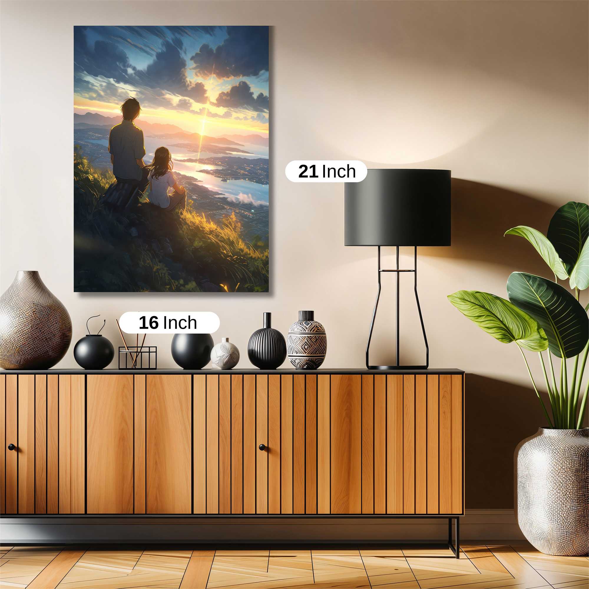 Sunset Serenity Safe Wall Magnetic / M