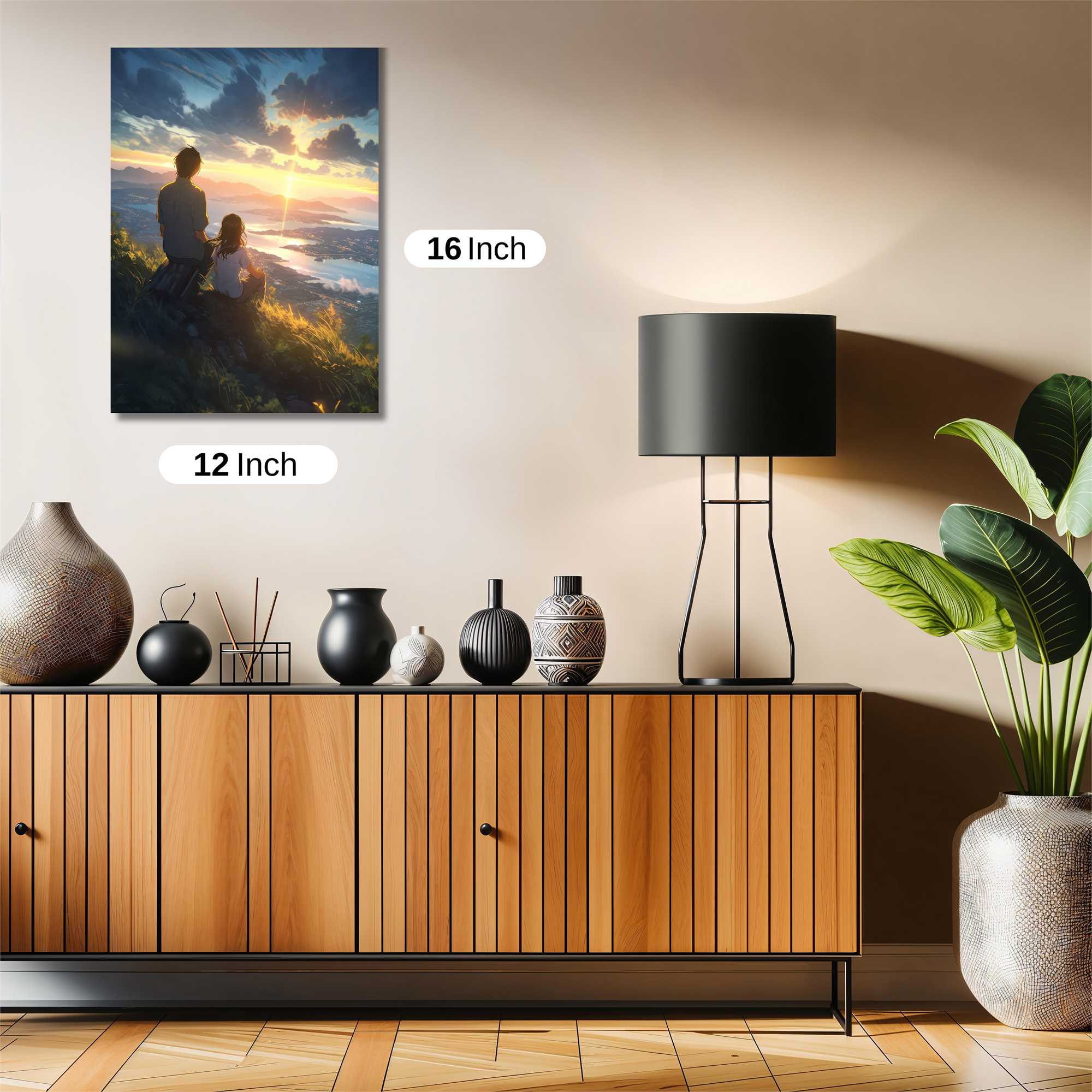 Sunset Serenity Safe Wall Magnetic / M