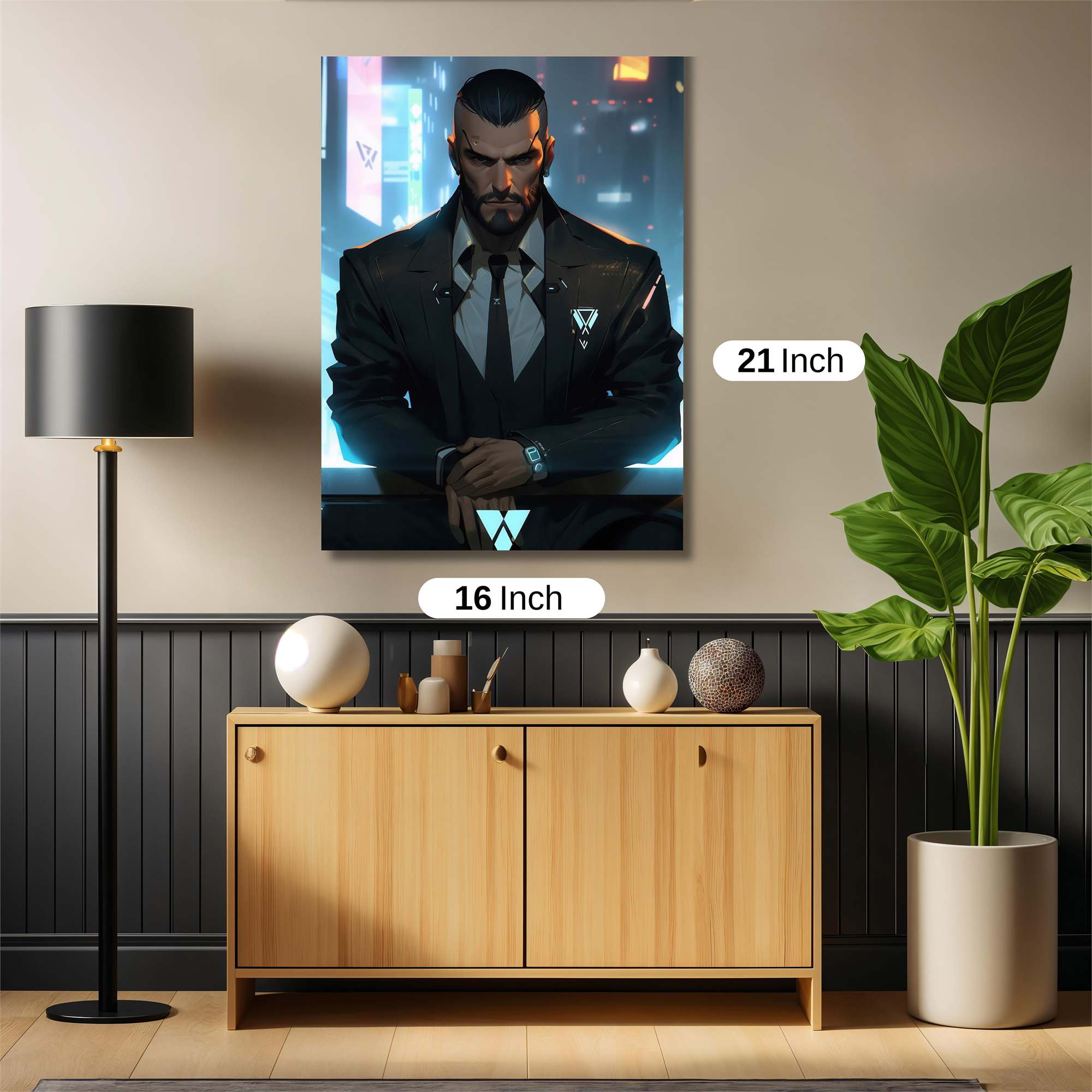 Neon Sovereign Safe Wall Magnetic / M