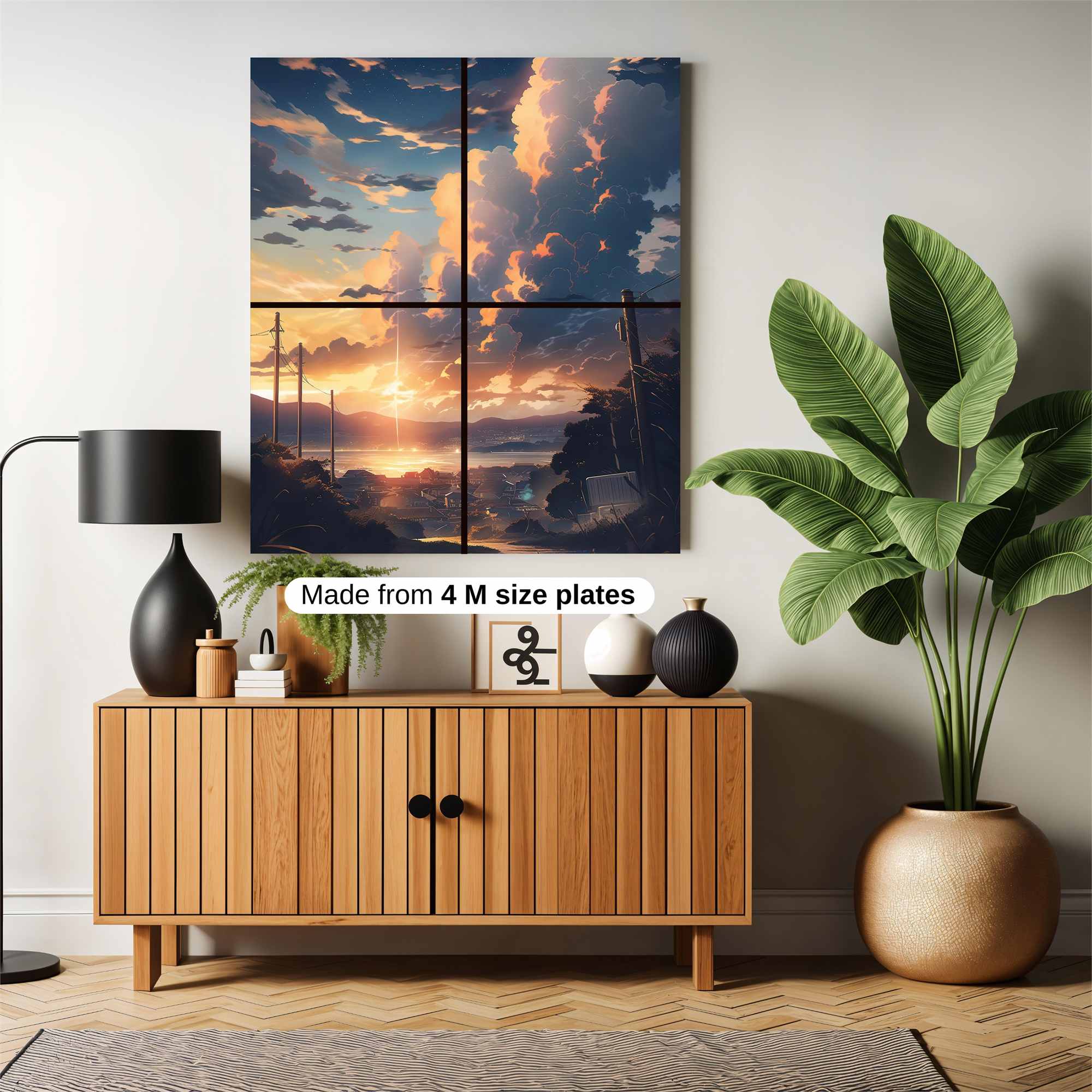 Sunset Serenity Safe Wall Magnetic / M