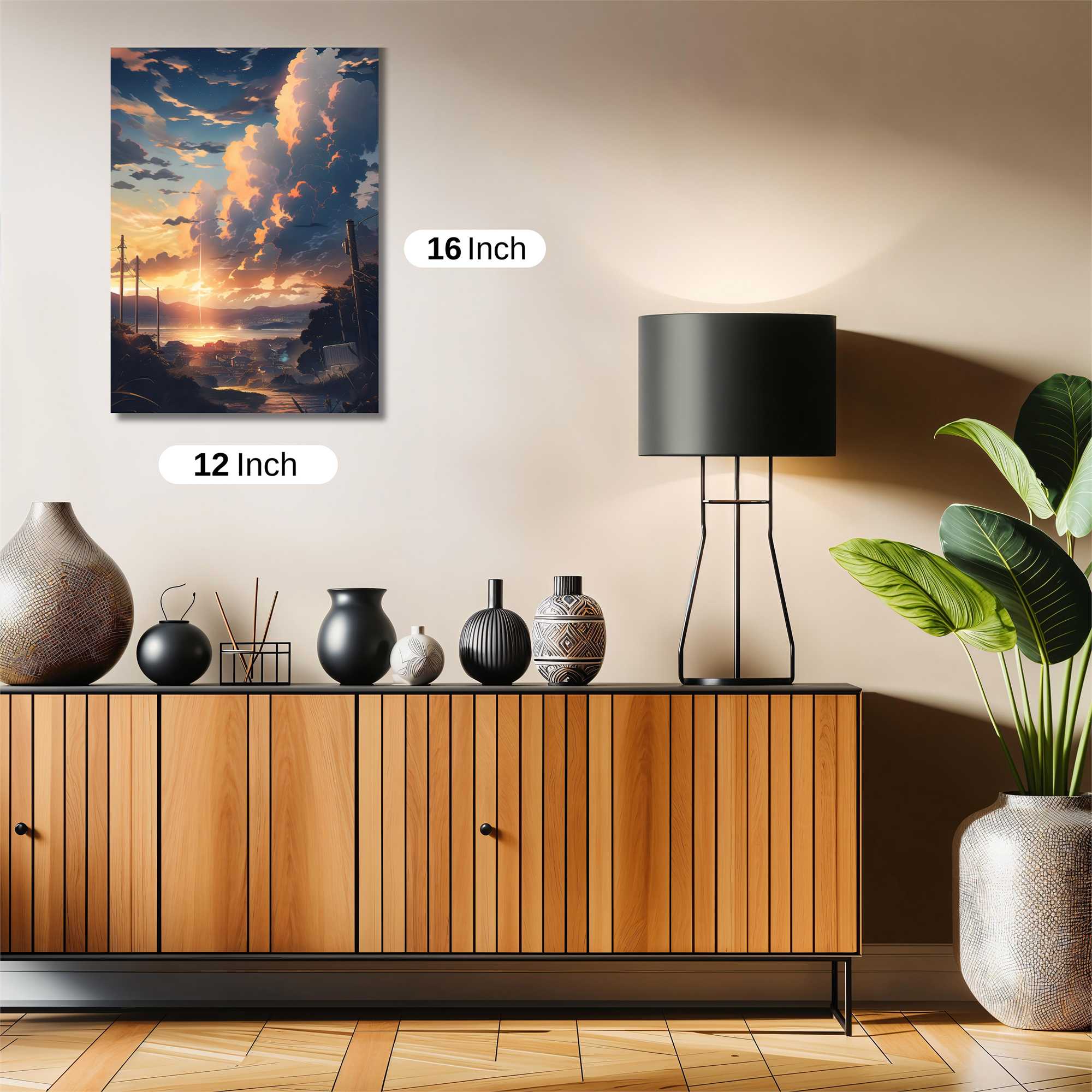 Sunset Serenity Safe Wall Magnetic / M