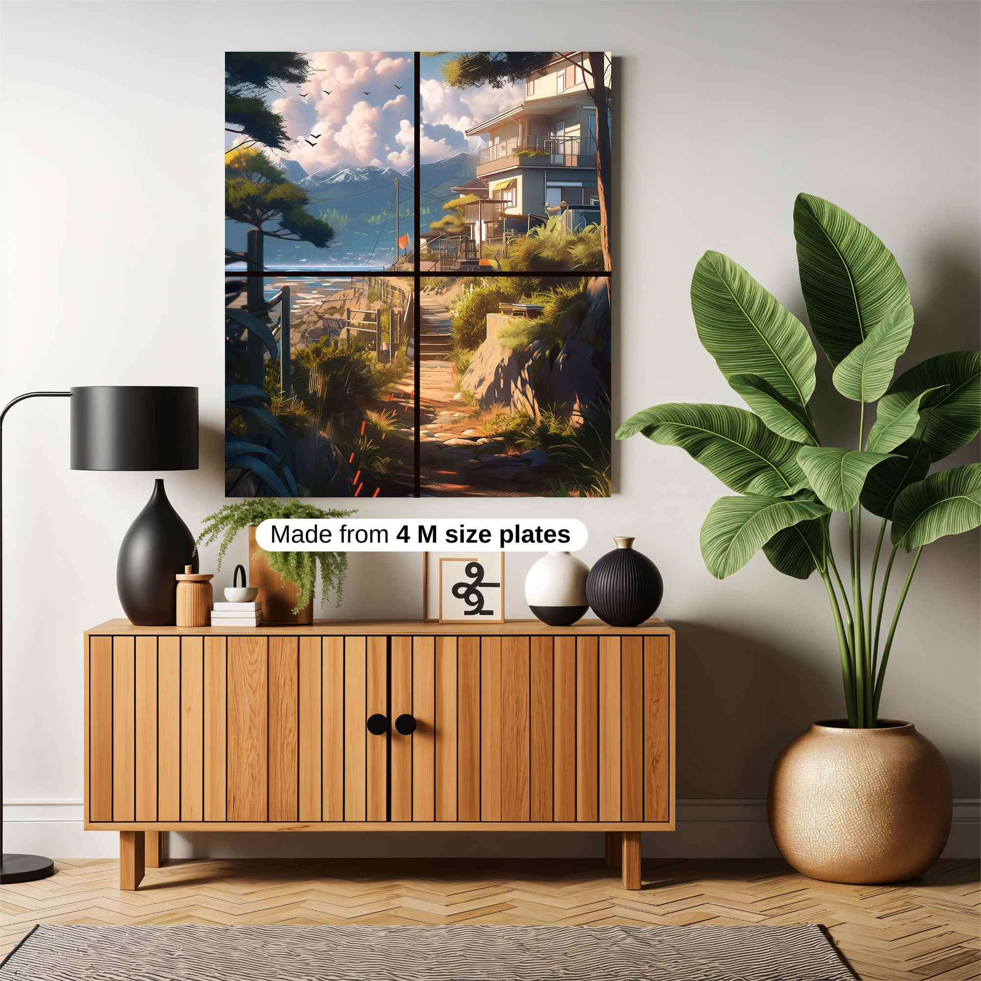 Coastal Serenity Safe Wall Magnetic / M