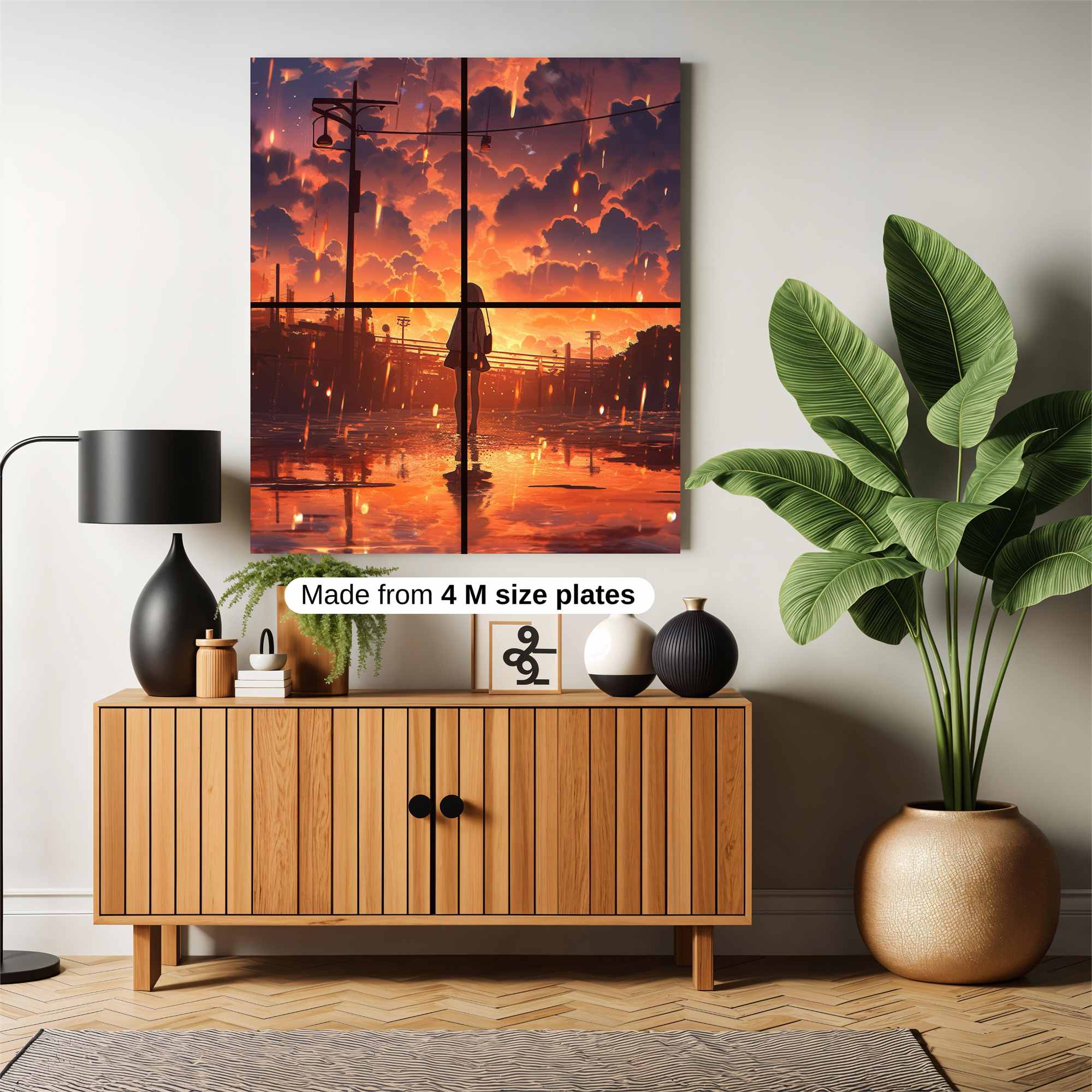 Sunset Solitude Safe Wall Magnetic / M