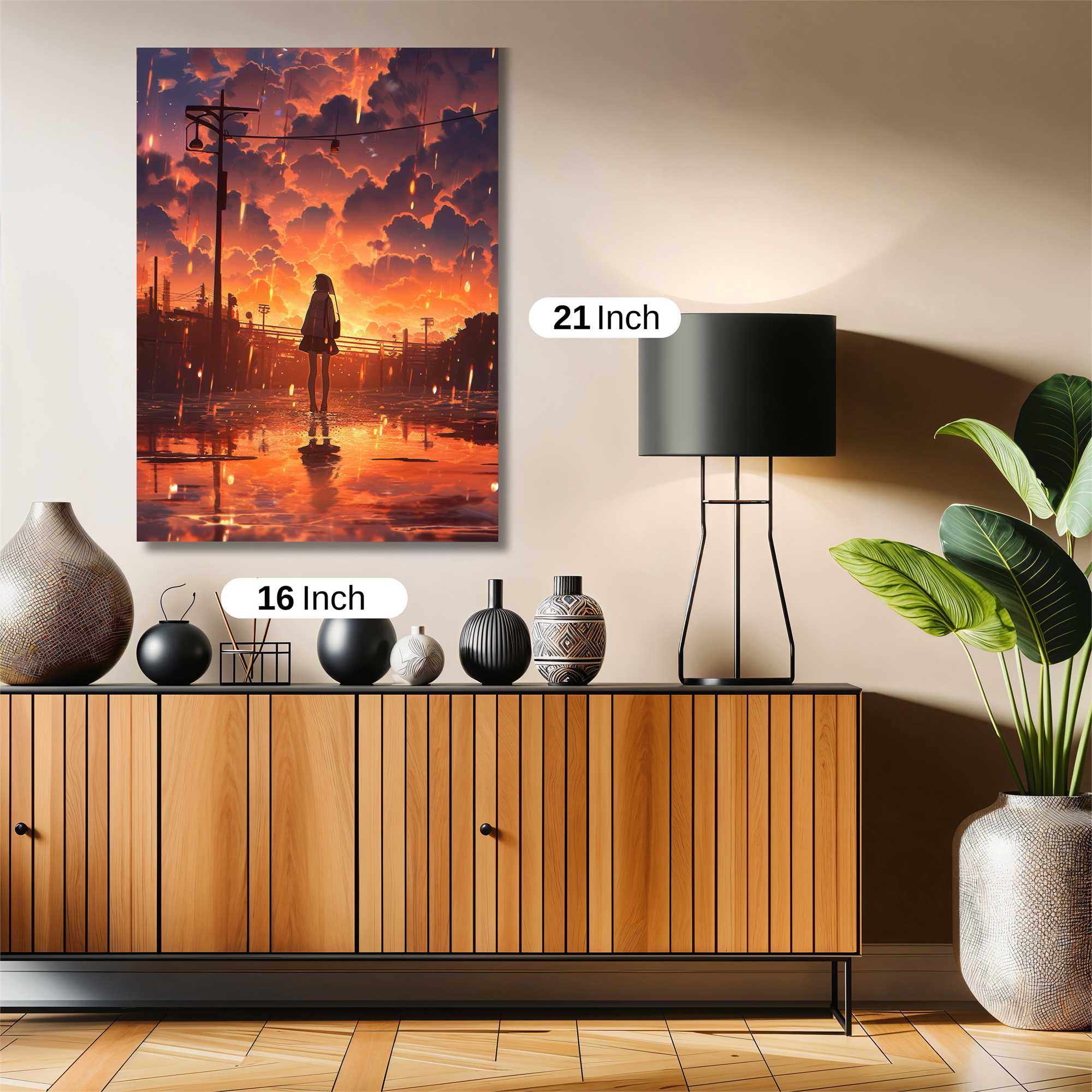 Sunset Solitude Safe Wall Magnetic / M