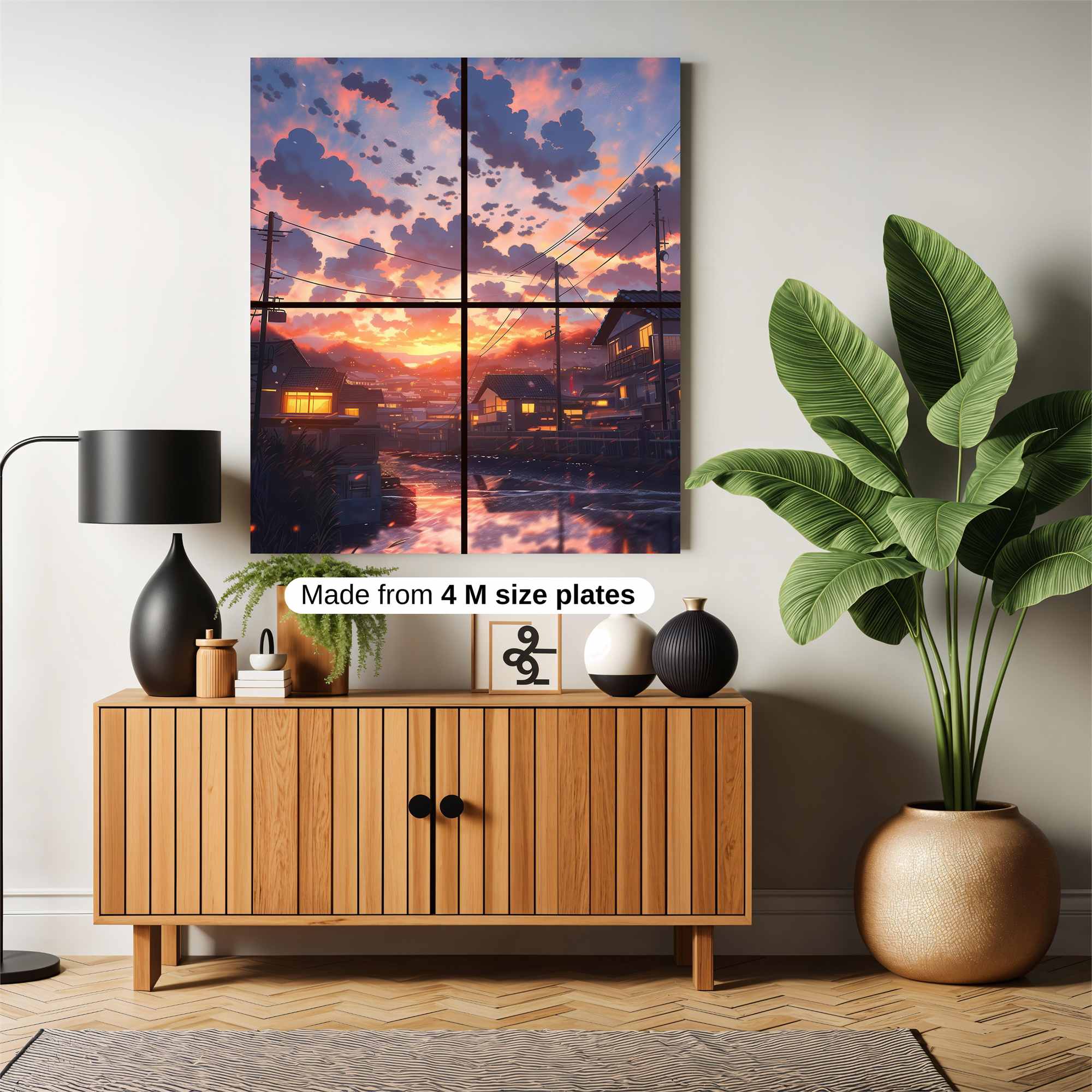 Sunset Serenity Safe Wall Magnetic / M