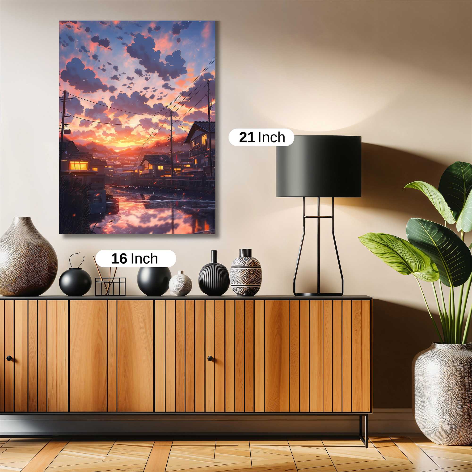 Sunset Serenity Safe Wall Magnetic / M