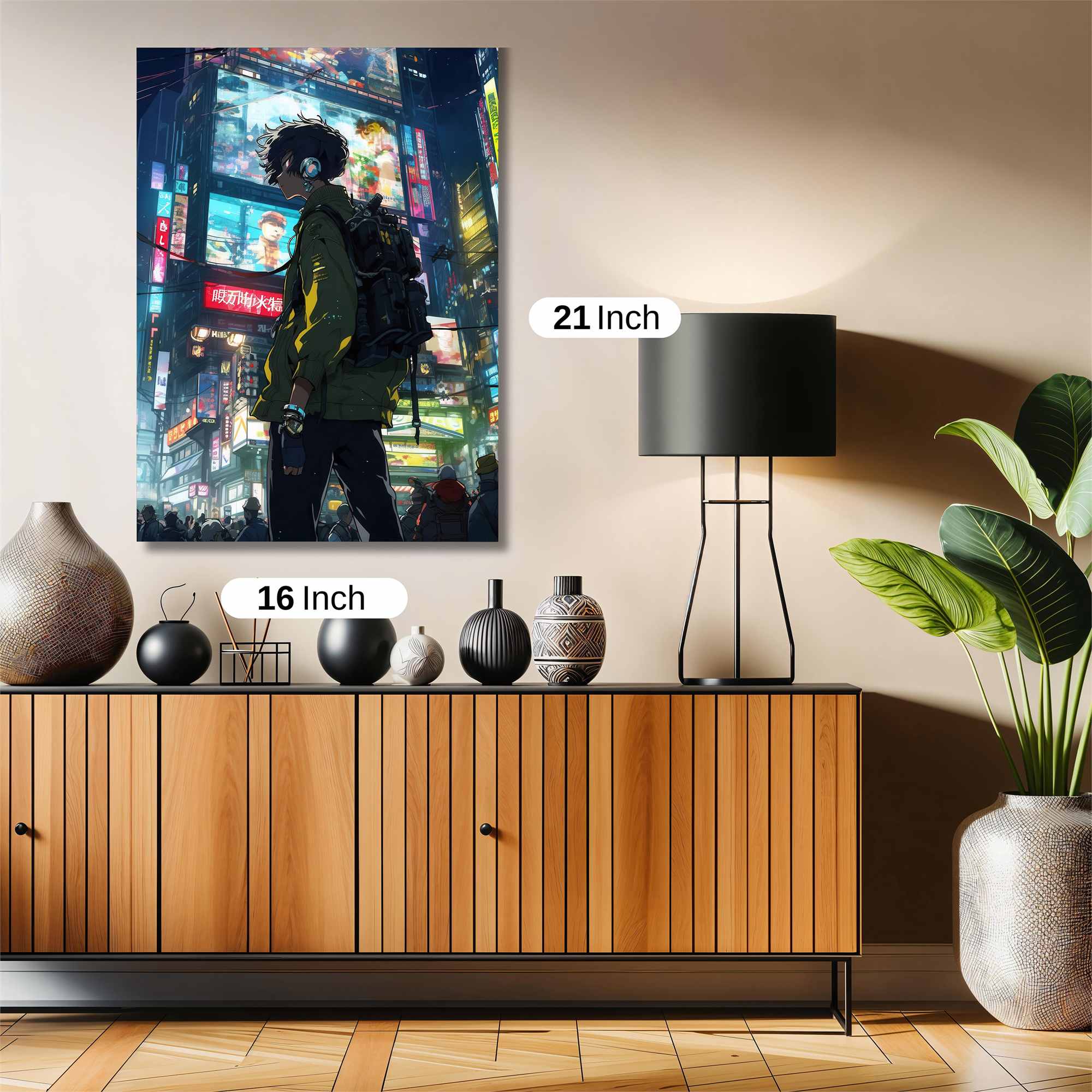 Neon Wanderer Safe Wall Magnetic / M