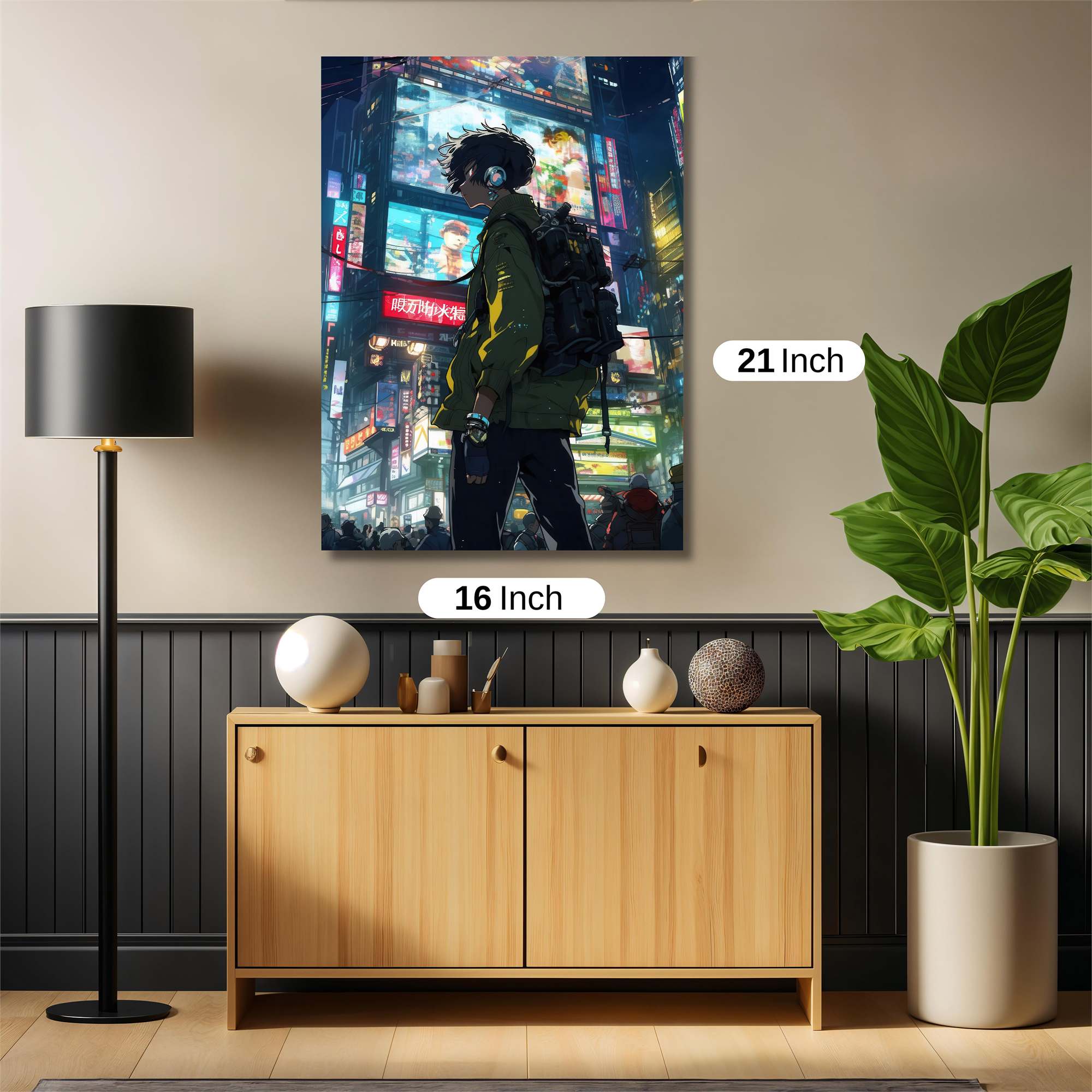 Neon Wanderer Safe Wall Magnetic / M