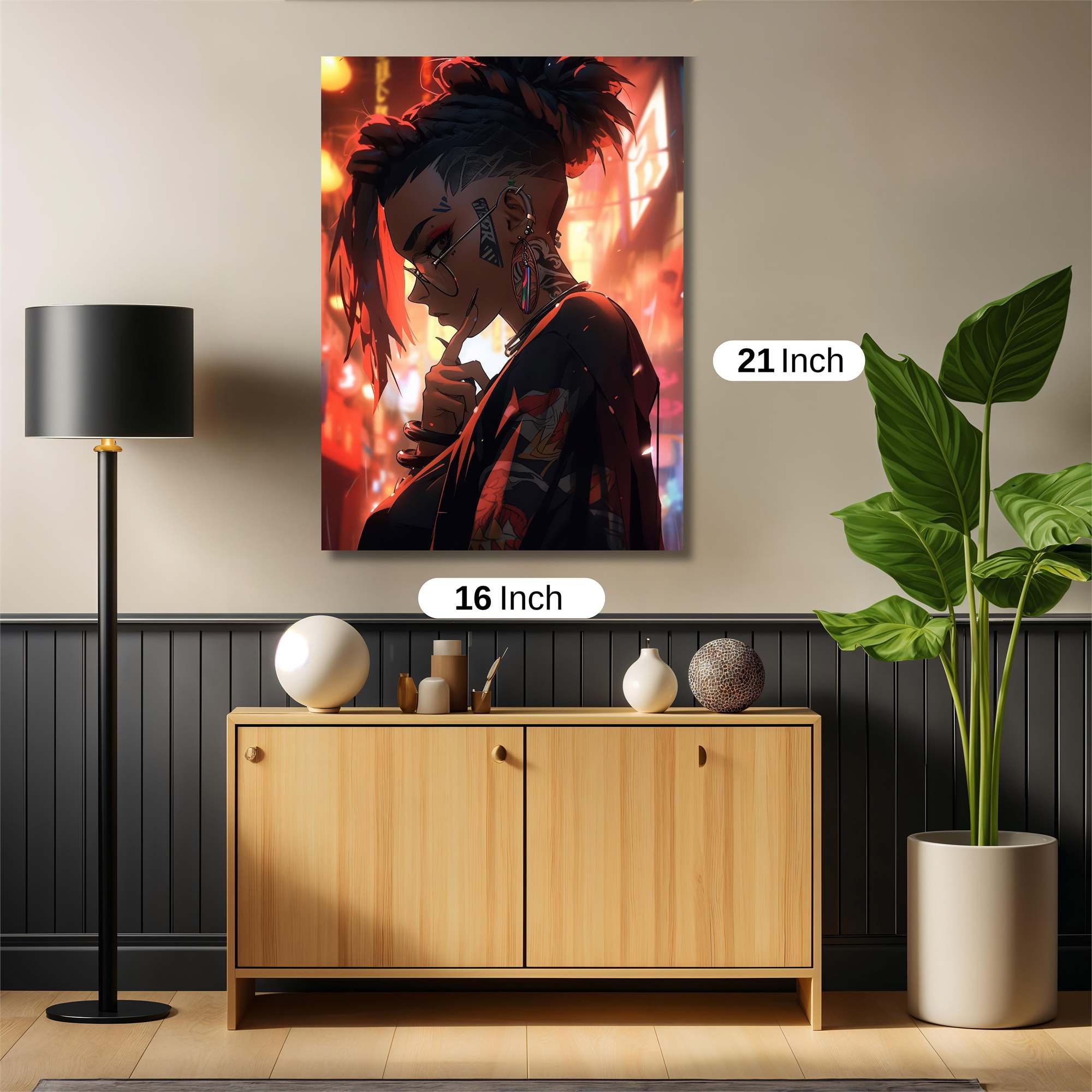 Cyberpunk Mystery Safe Wall Magnetic / M