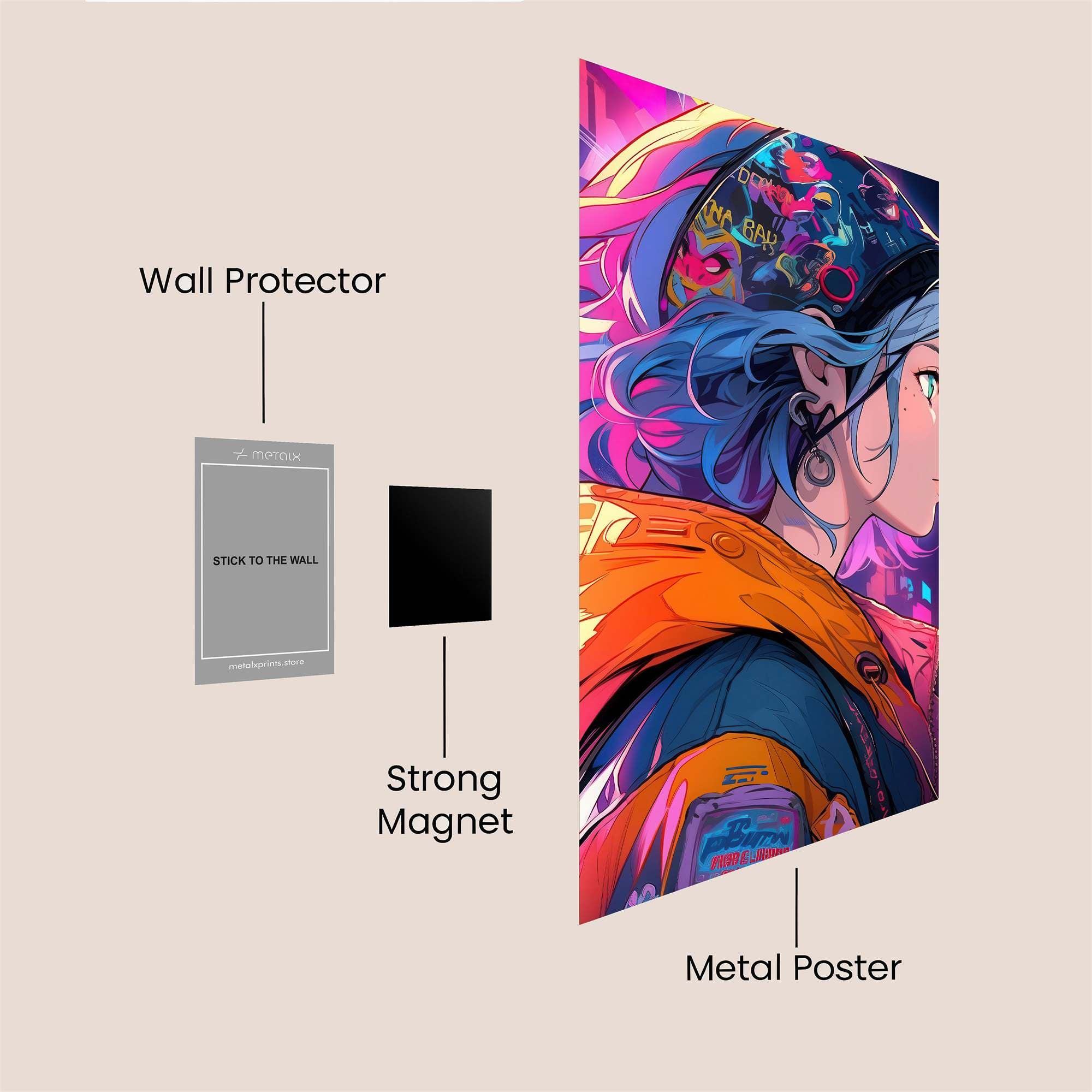 Cyberpunk Serenity Safe Wall Magnetic / M