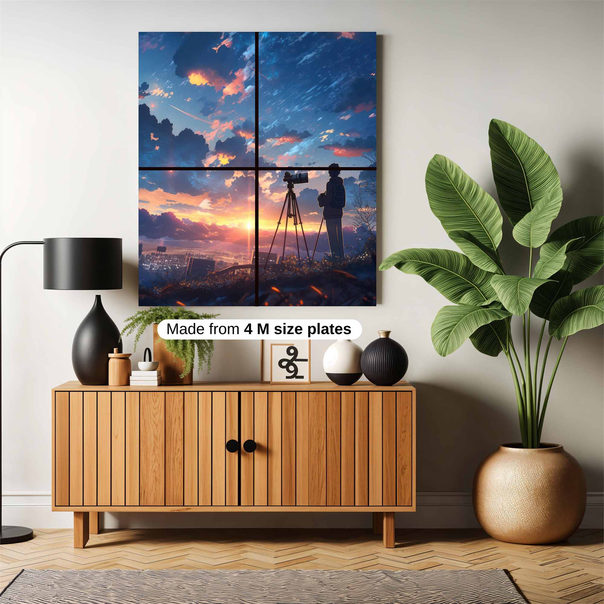 Sunset Serenity Safe Wall Magnetic / M