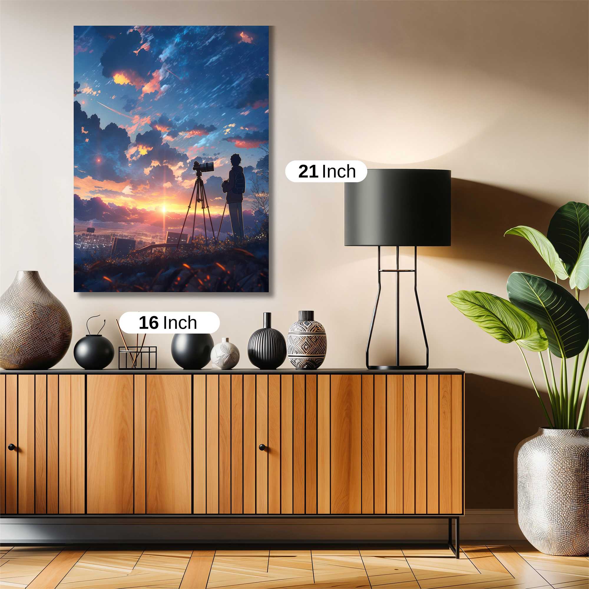 Sunset Serenity Safe Wall Magnetic / M