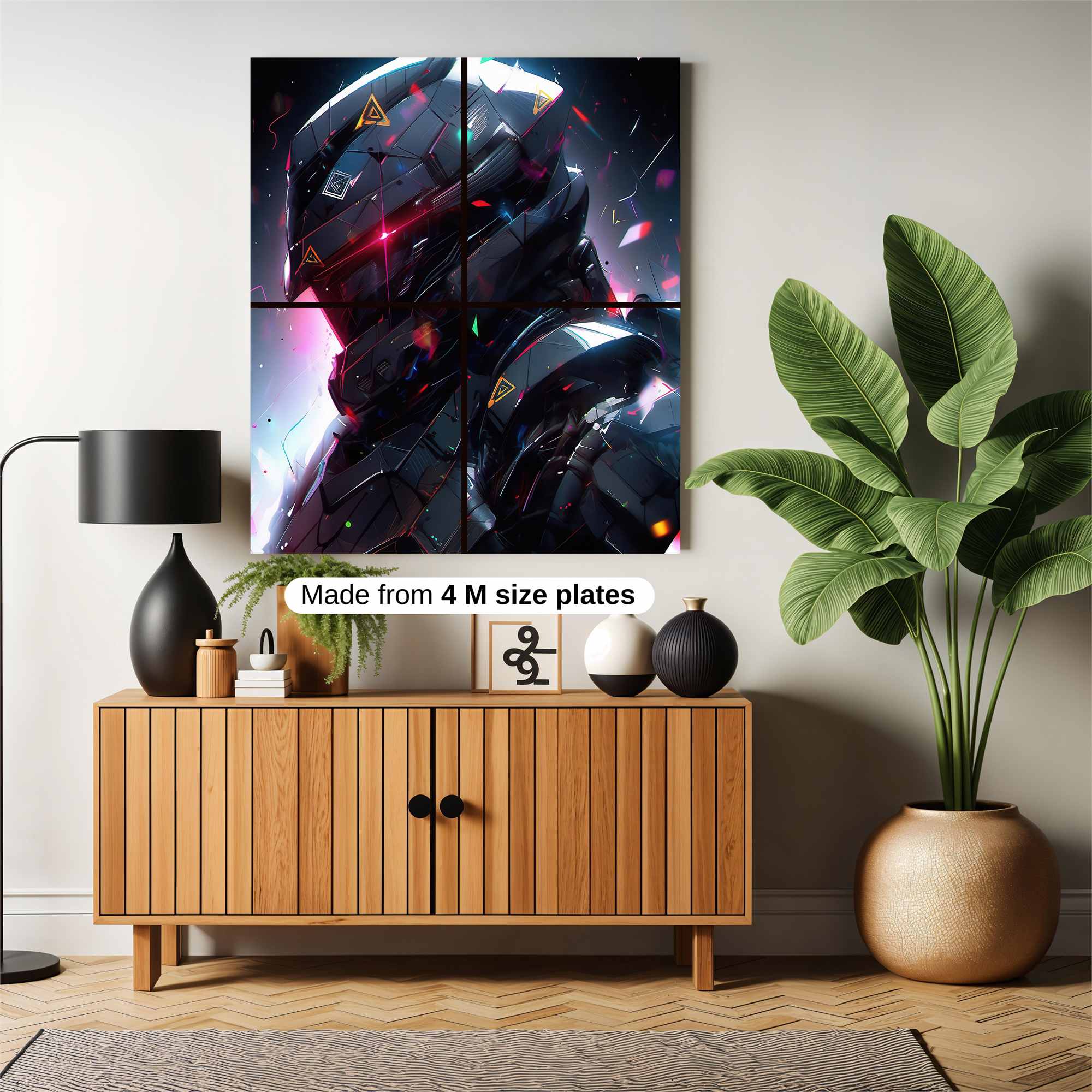 Helmeted Hero Safe Wall Magnetic / M