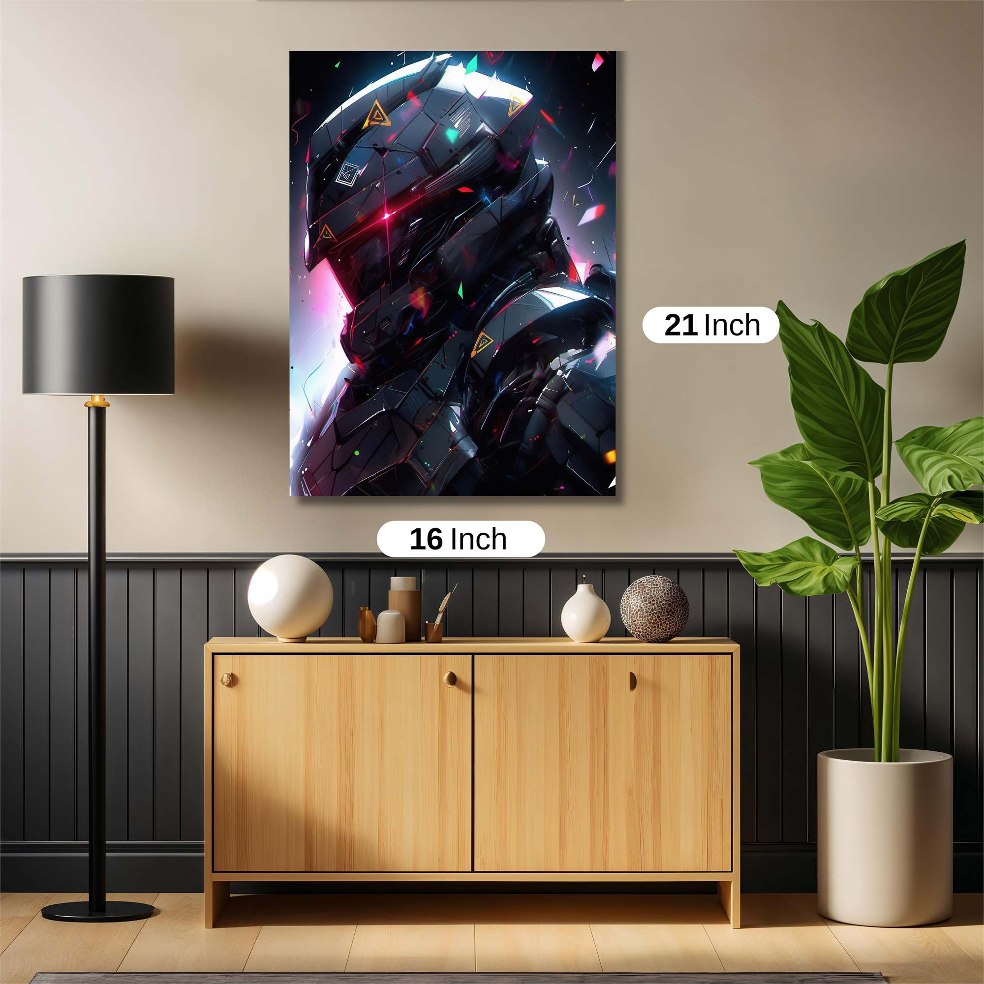Helmeted Hero Safe Wall Magnetic / M