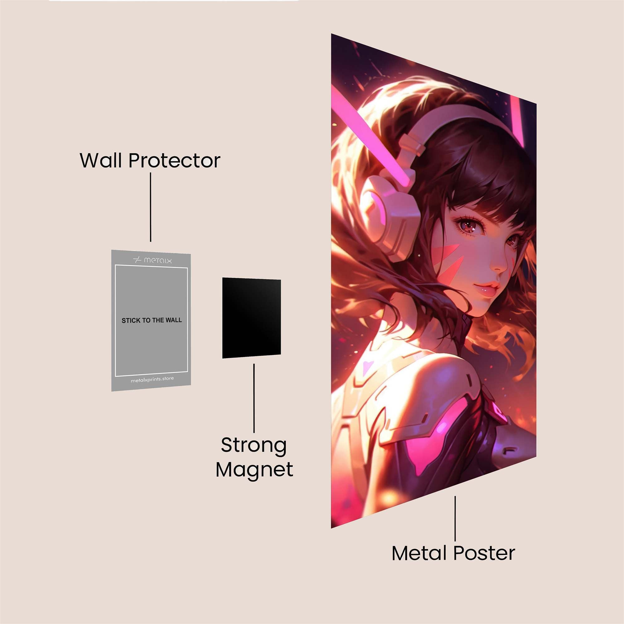 D.Va Dynamic Safe Wall Magnetic / M