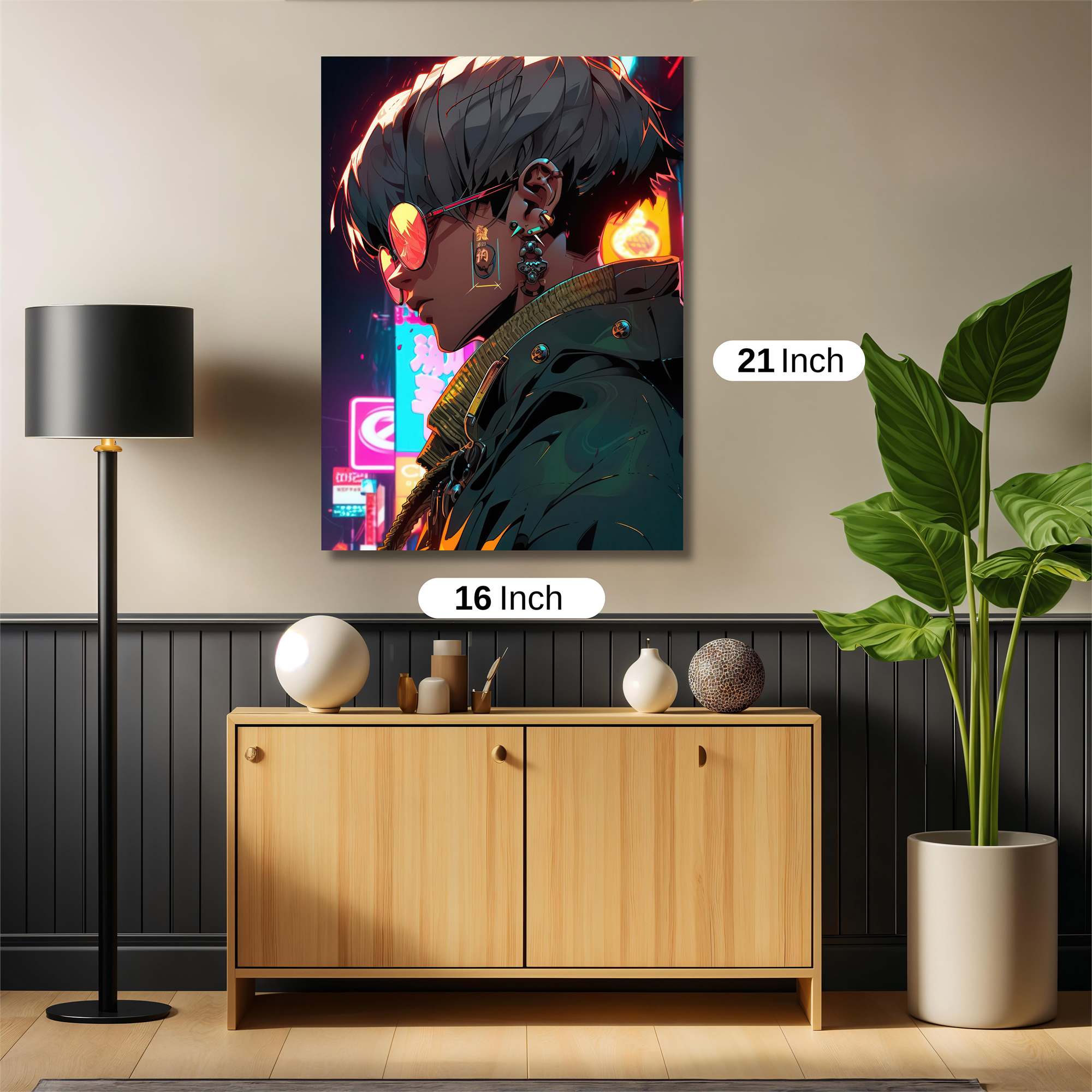 Cyberpunk Reverie Safe Wall Magnetic / M