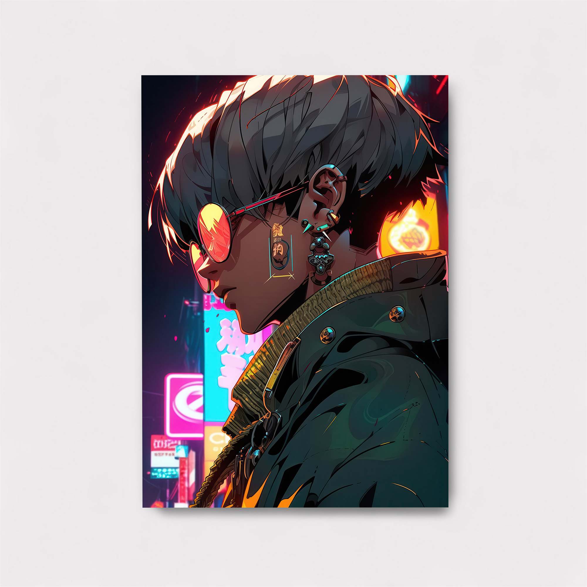 Cyberpunk Reverie Safe Wall Magnetic / M