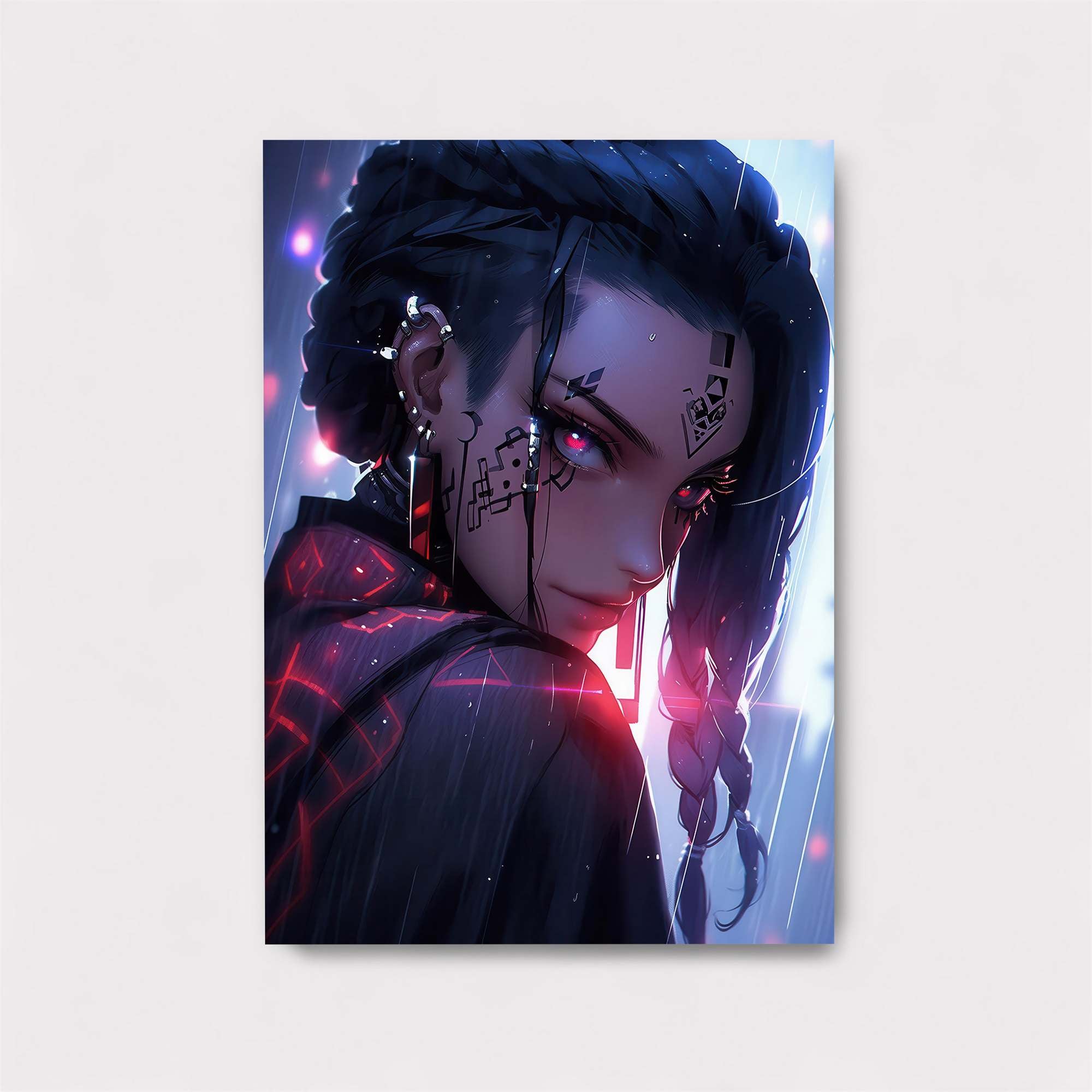 Cyberpunk Elegance Safe Wall Magnetic / M