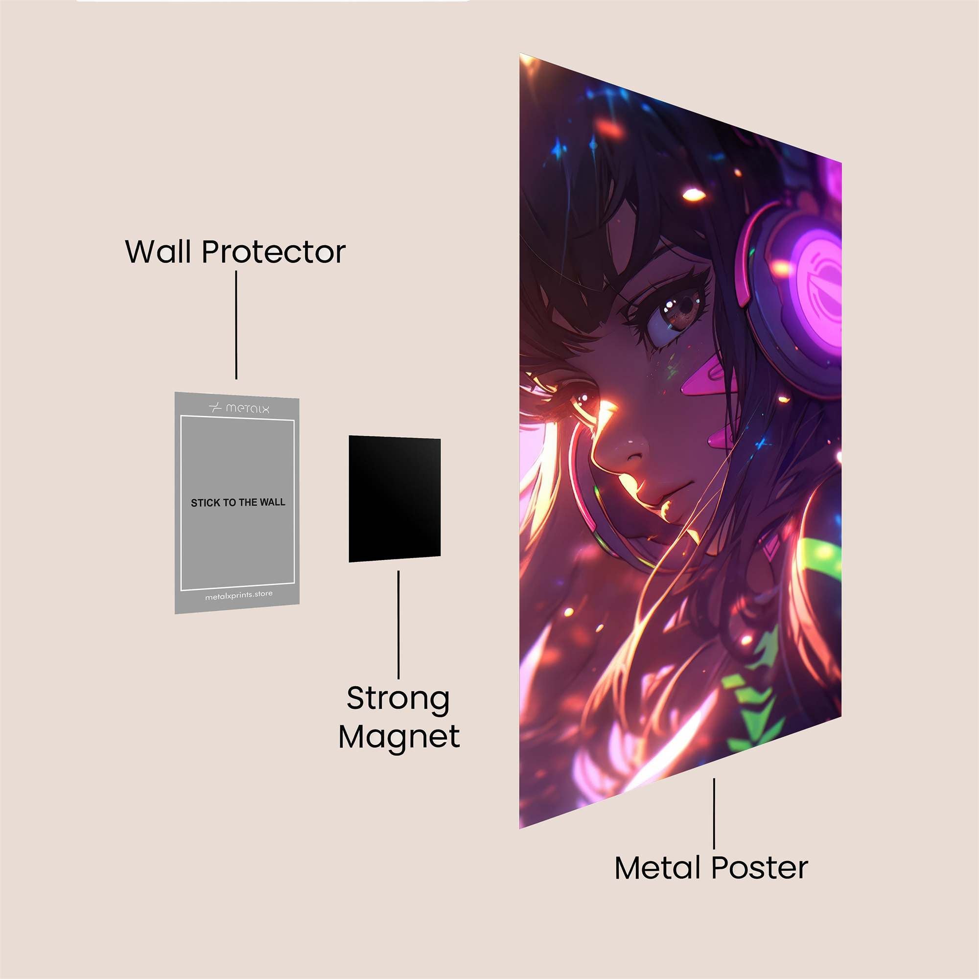 Diva Radiant Safe Wall Magnetic / M