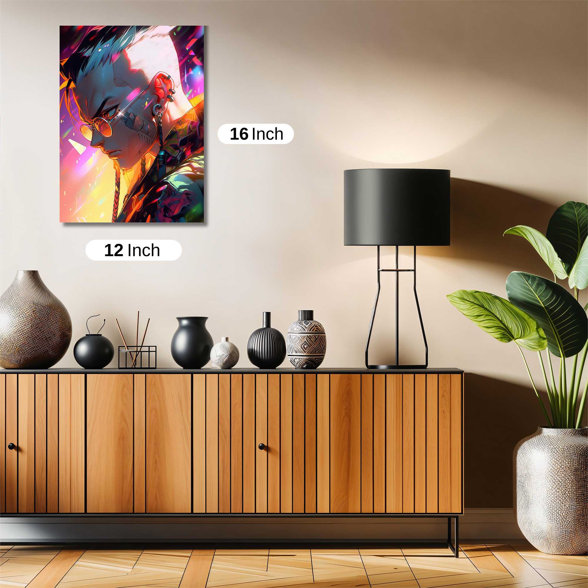 Cyberpunk Radiance Safe Wall Magnetic / M