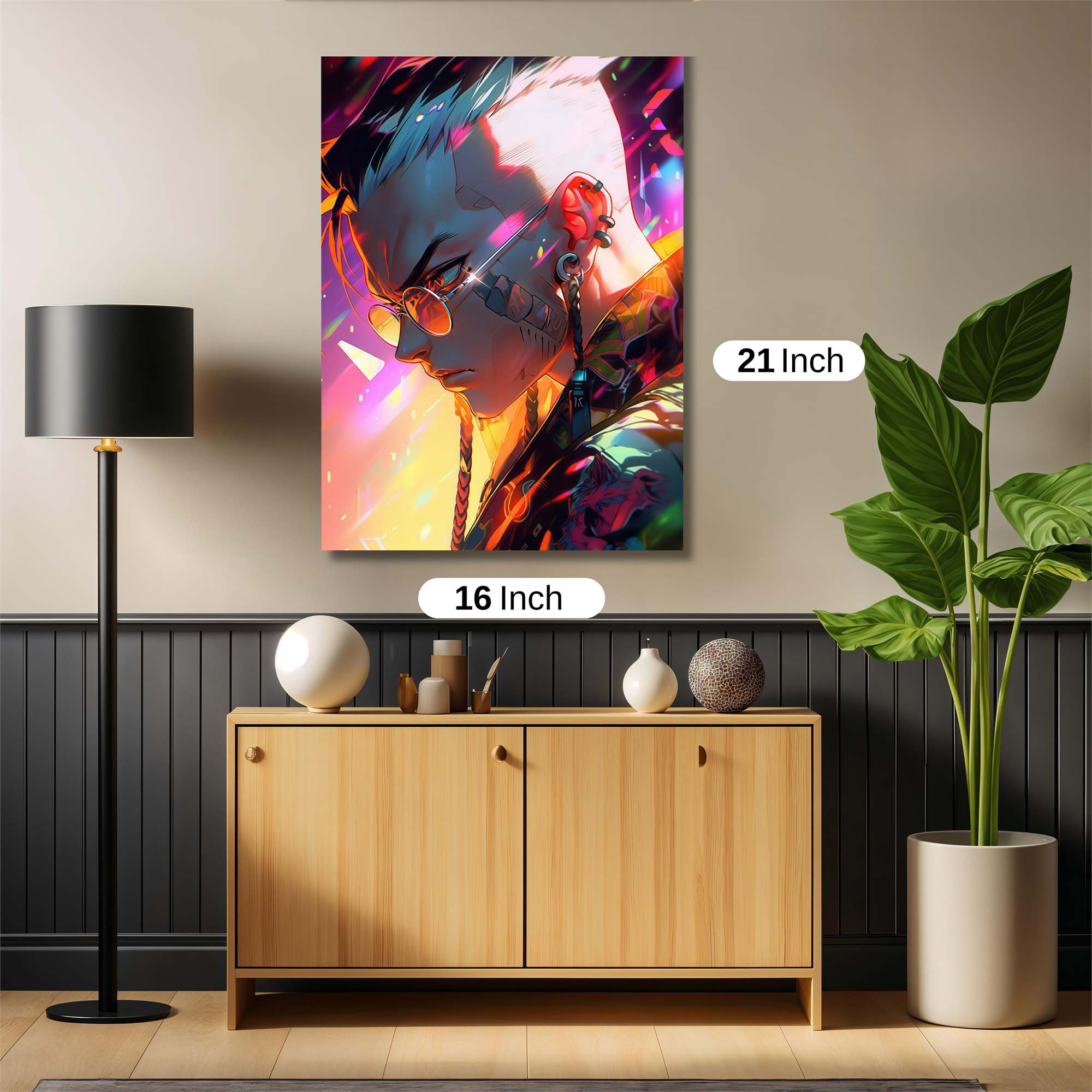 Cyberpunk Radiance Safe Wall Magnetic / M